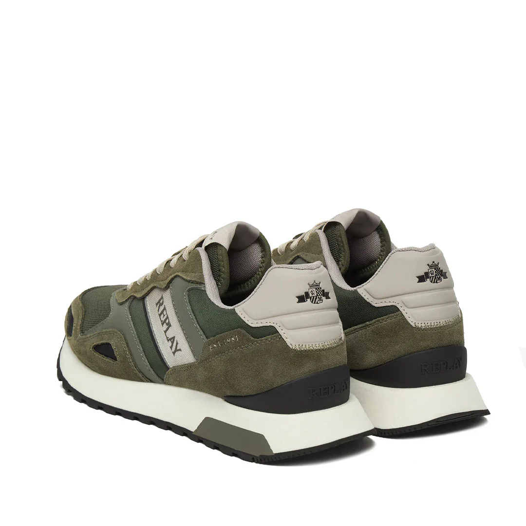Sapatilhas BULLET UNION Replay Mil Green 1