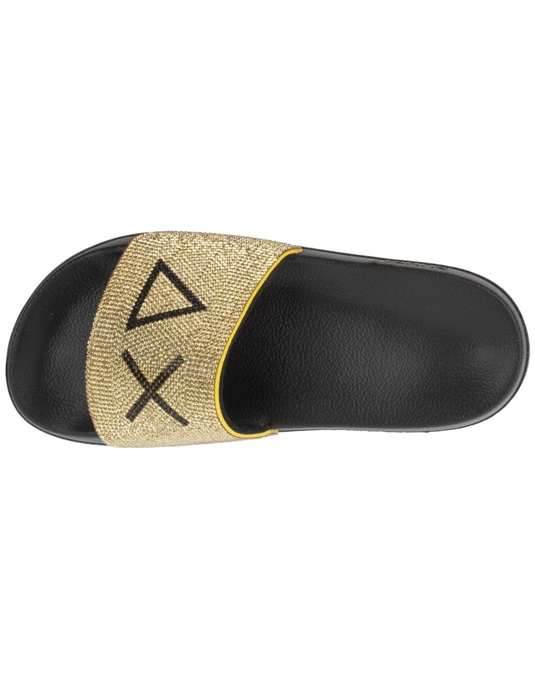 Chinelos STRASS LOGO Sun68 Nero  3