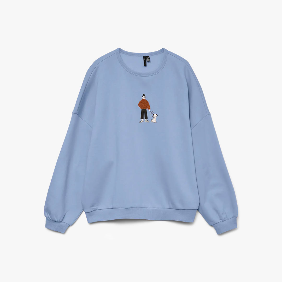 Camisola OLINE Vero Moda Brunnera Blue 0