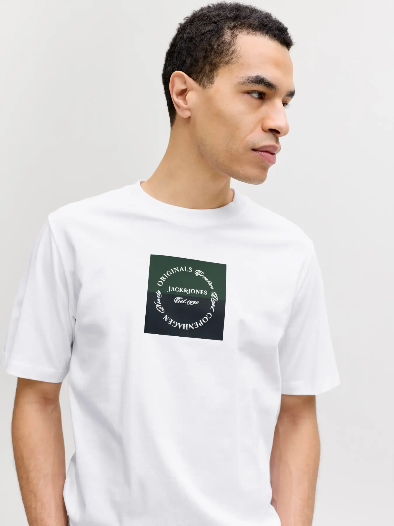 T-shirt CATSKILLS Jack&Jones Bright White 2