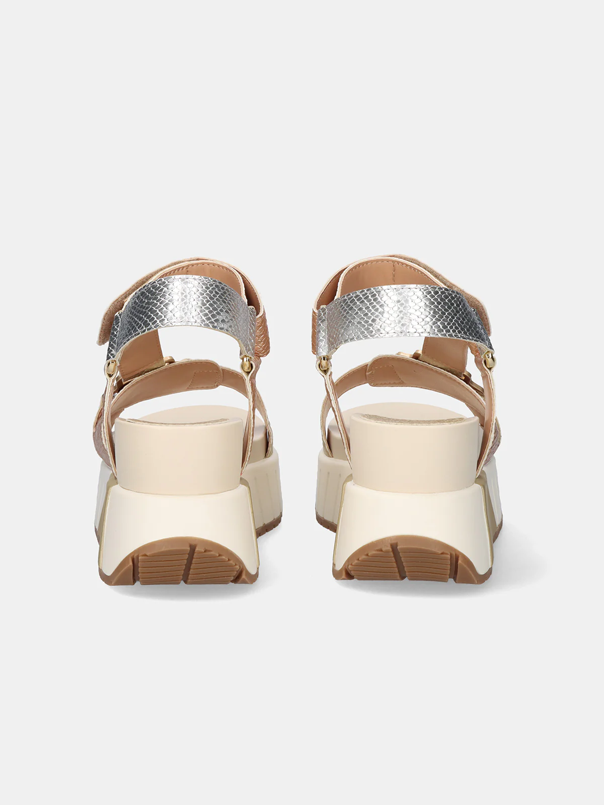 Sandálias OLIVIA-934 Exé Gold Silver 4