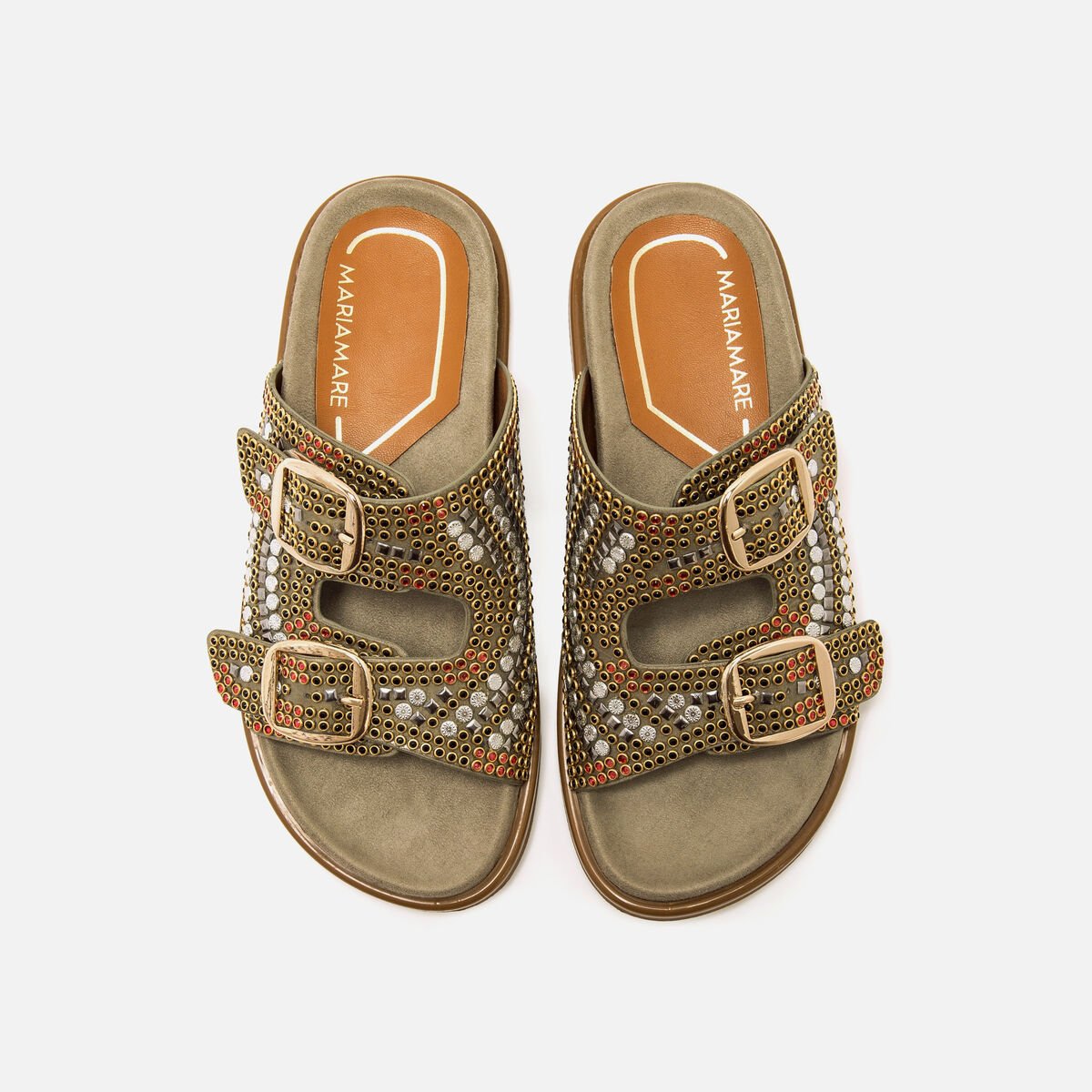 Sandálias FAELLA Mariamare Kakhi 1