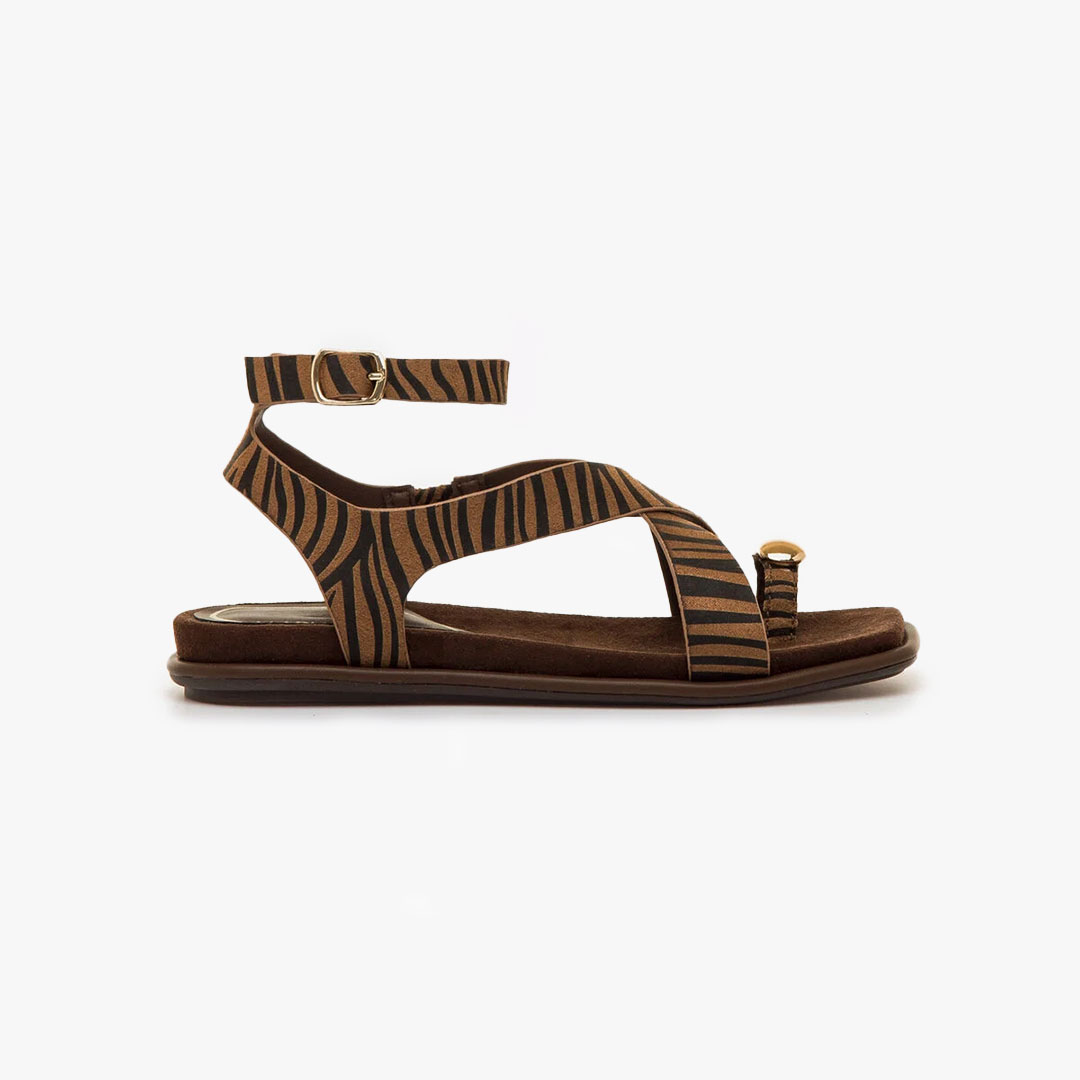 Sandálias BALLAO Mariamare Zebre Brown 0