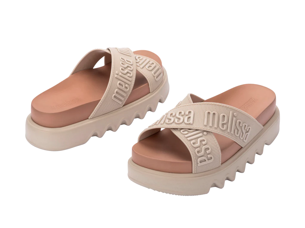 Sandálias CROSS LOVER Melissa Beige 2