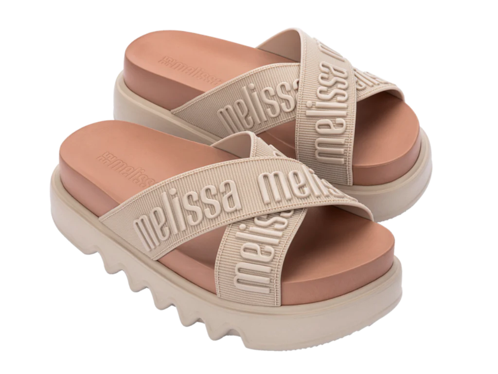 Sandálias CROSS LOVER Melissa Beige 4