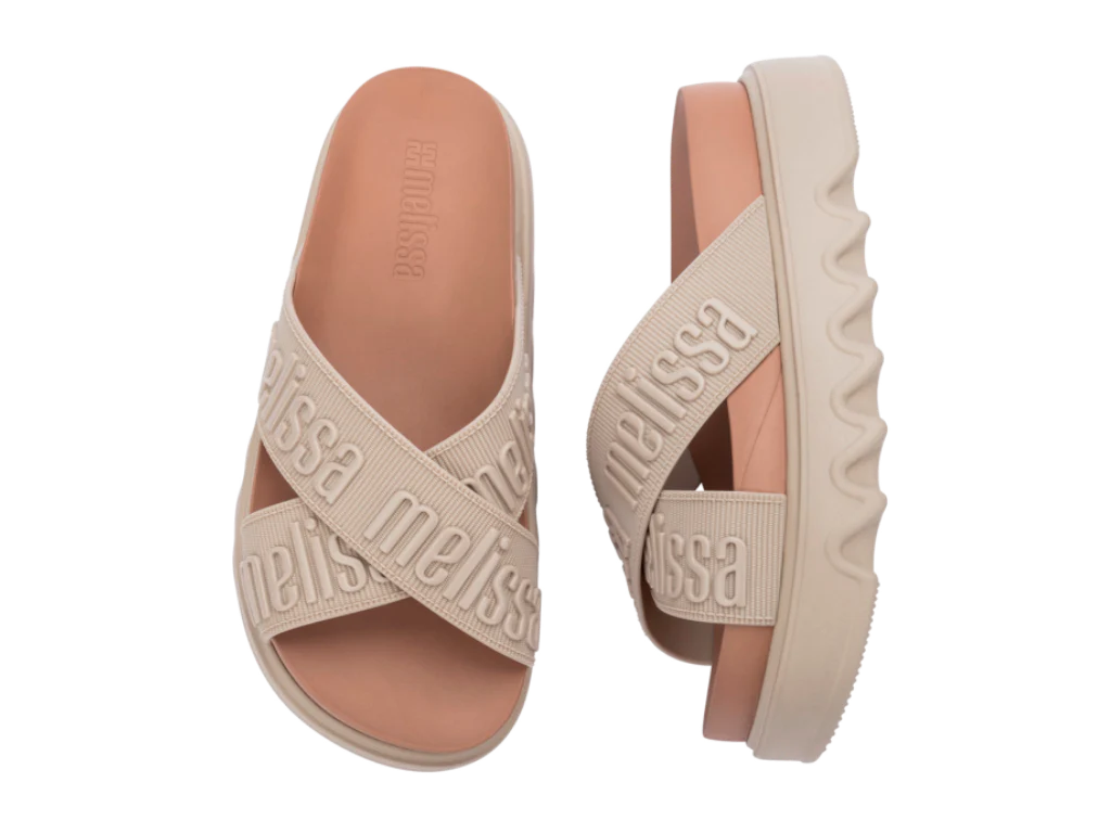Sandálias CROSS LOVER Melissa Beige 1