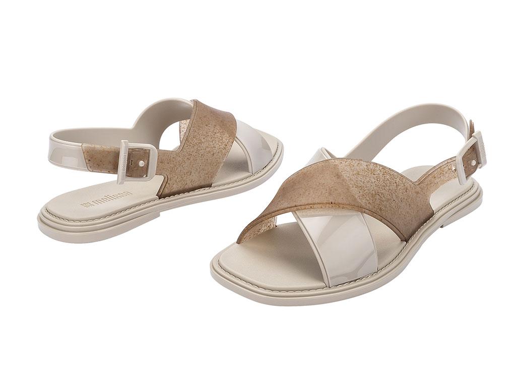 Sandálias CLEO Melissa Beige 2