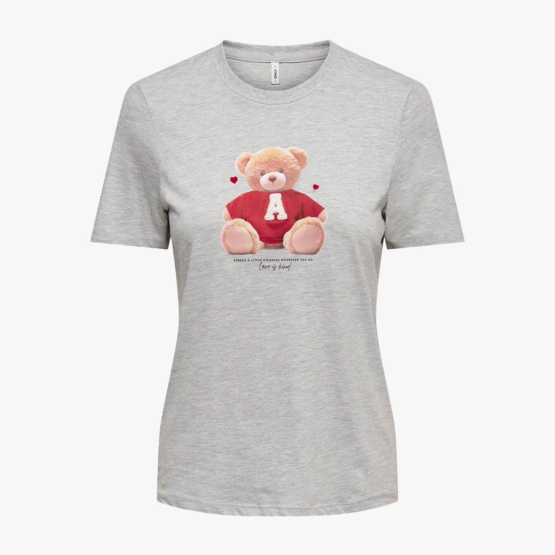 T-shirt BILA Only Light Grey 0