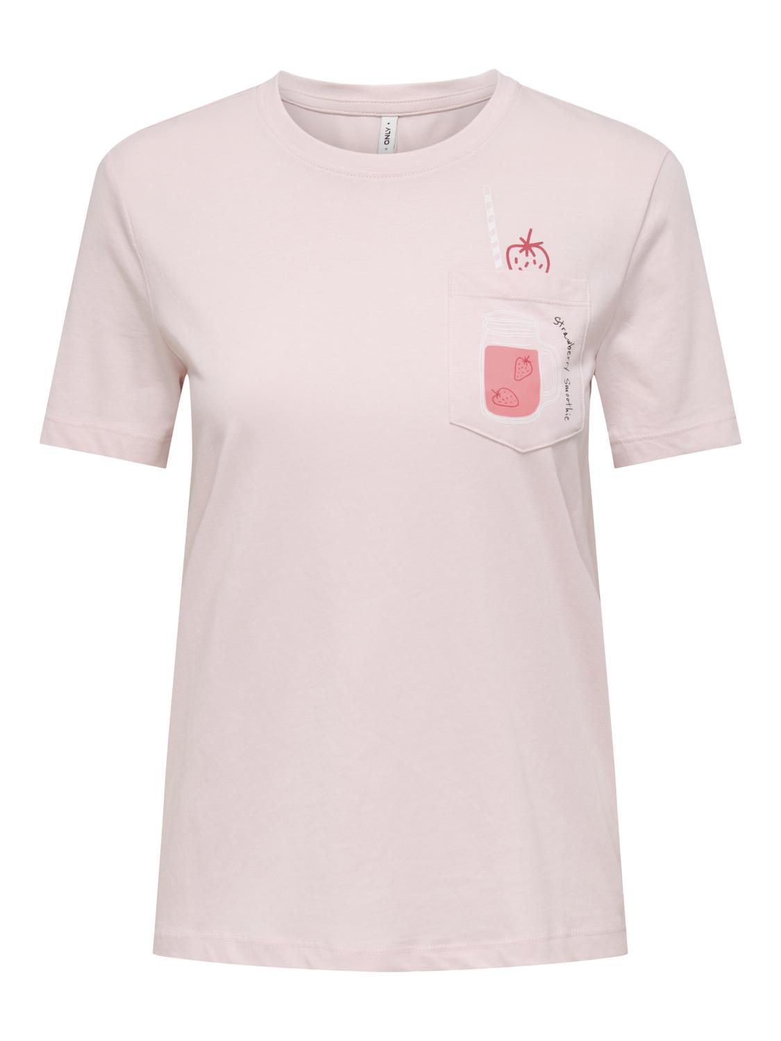T-shirt POLLY Only Pale Lilac 1