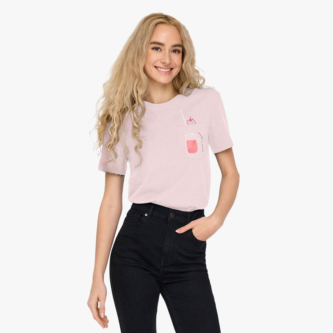 T-shirt POLLY Only Pale Lilac 0