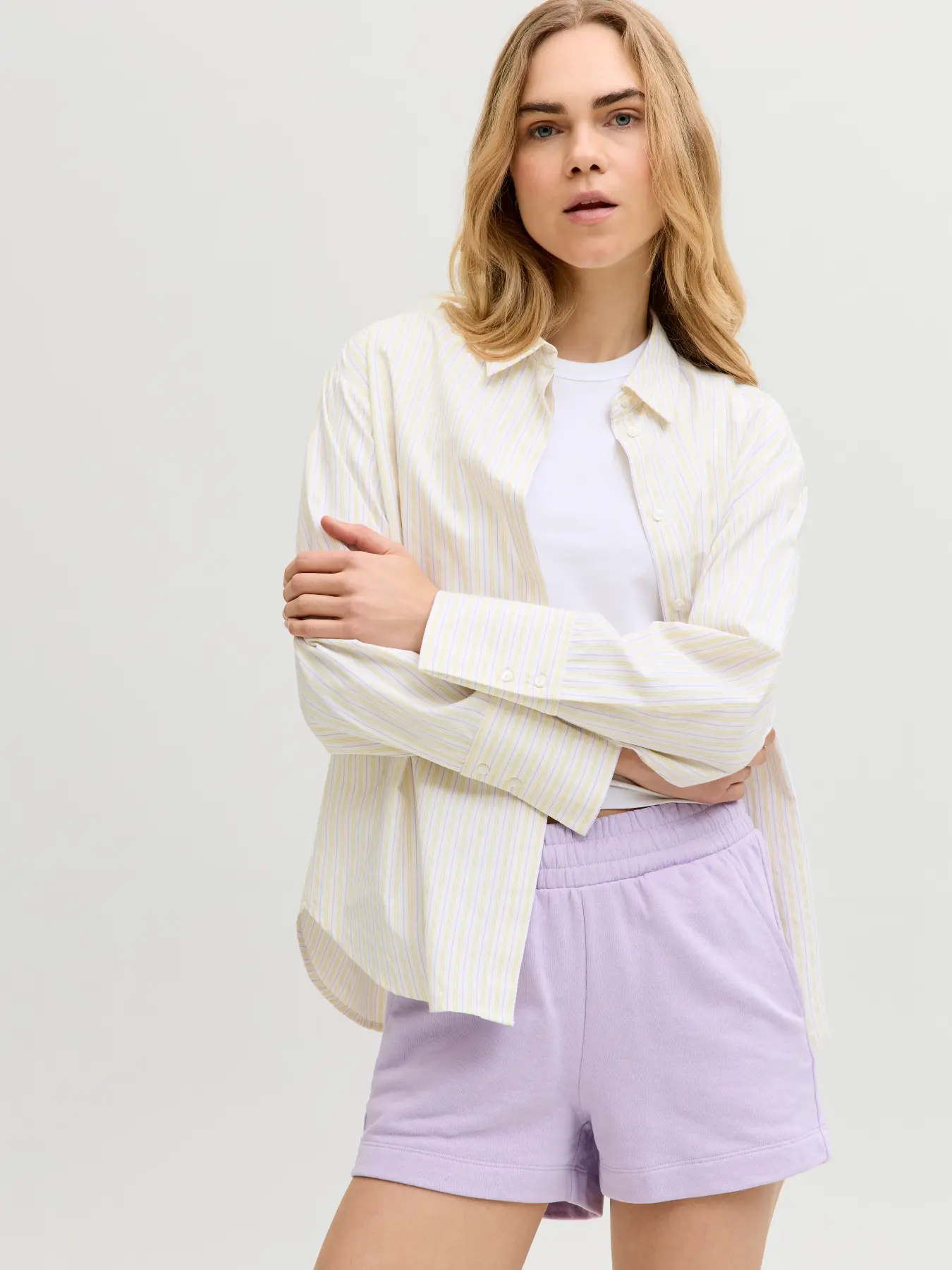 Calções ALFA JJXX Purple Rose 2