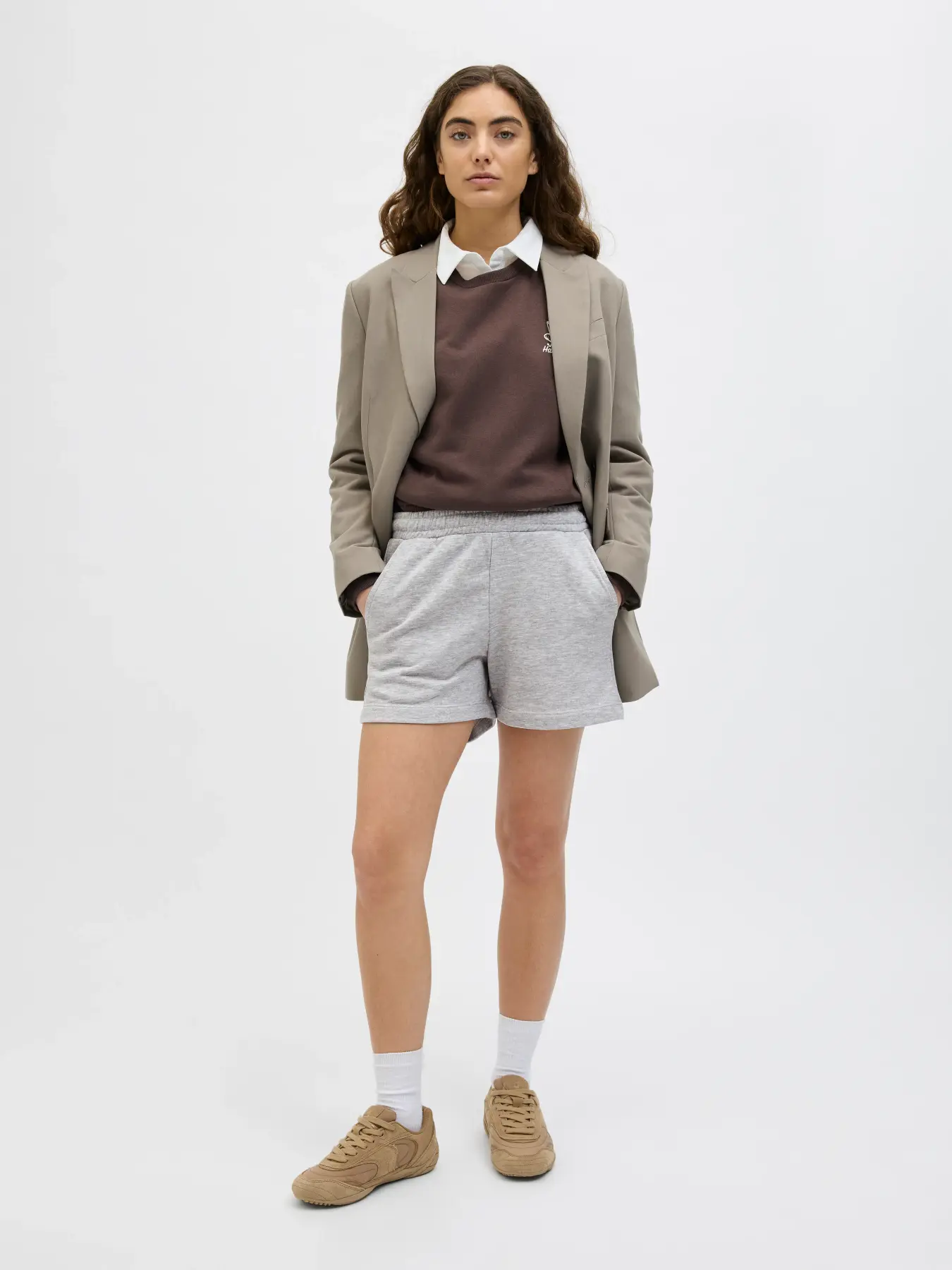 Calções ALFA JJXX Light Grey 5