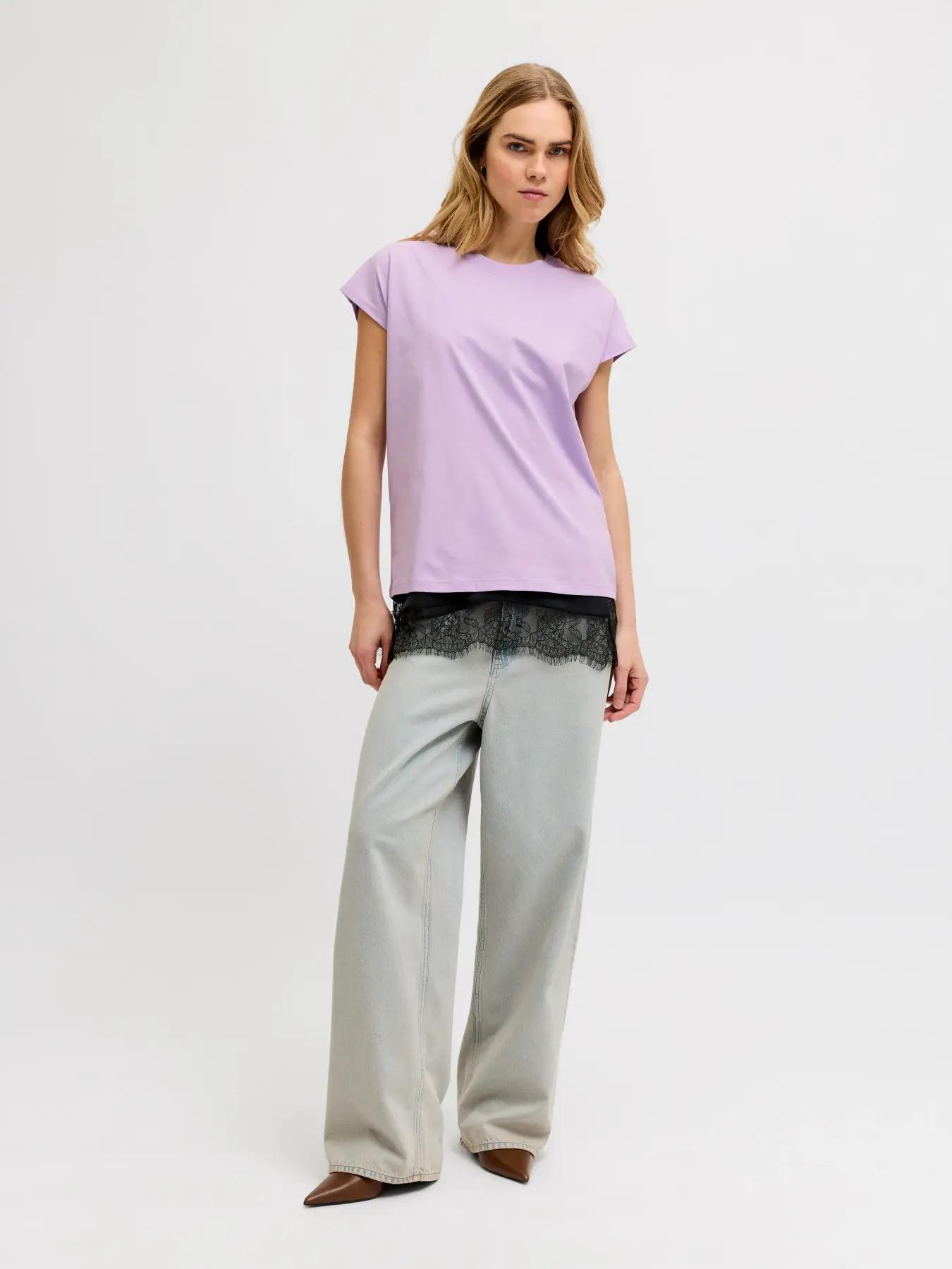 T-shirt ASTRID JJXX Purple Rose 3