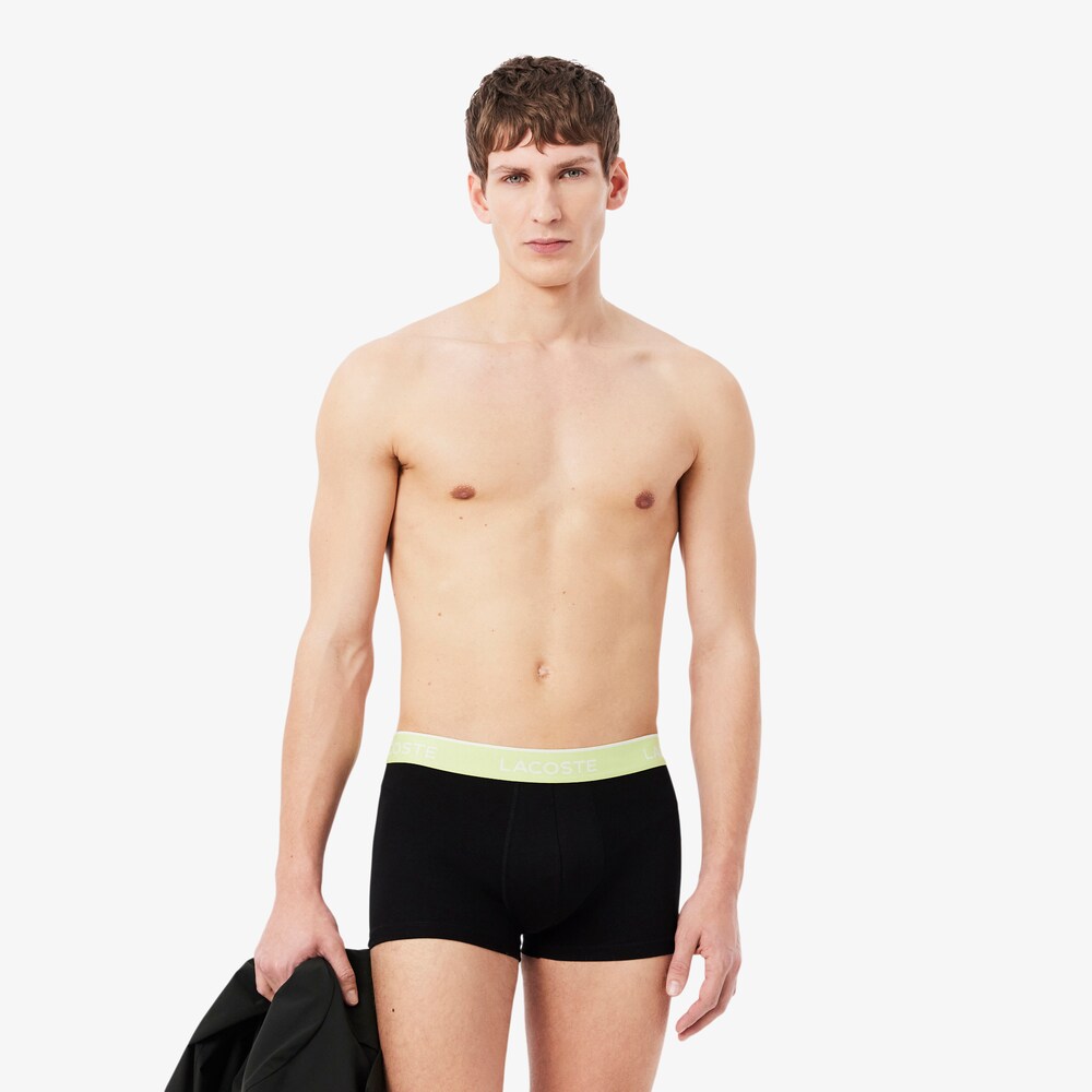 Boxers STRETCH Lacoste Black (Pack 3) 2