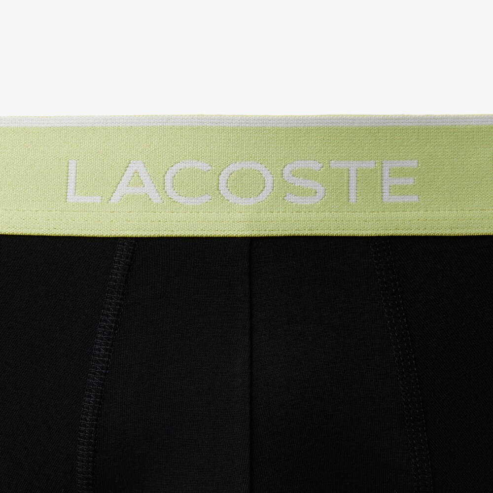 Boxers STRETCH Lacoste Black (Pack 3) 1