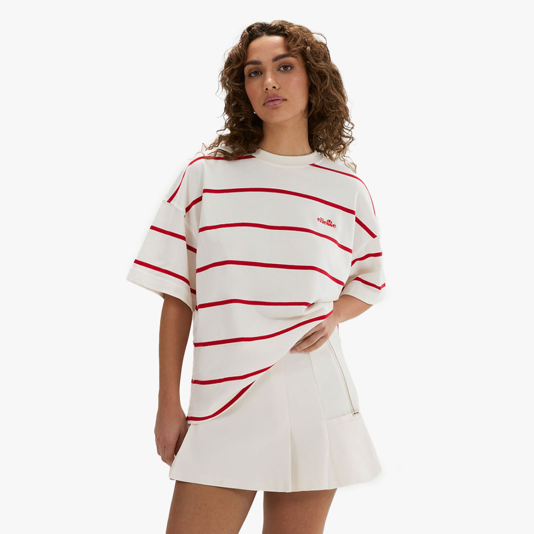 T-shirt STATTE Ellesse Off White Red