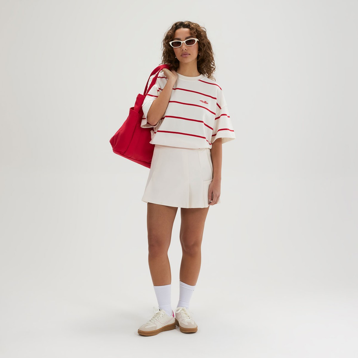 T-shirt STATTE Ellesse Off White Red 0