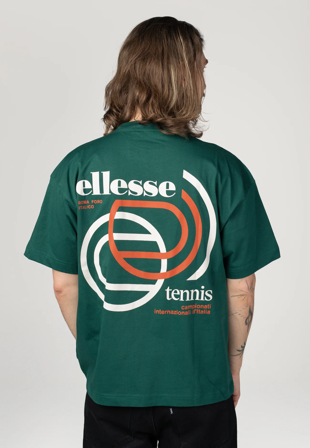 T-shirt THE D'ITALIA Ellesse Dark Green 1