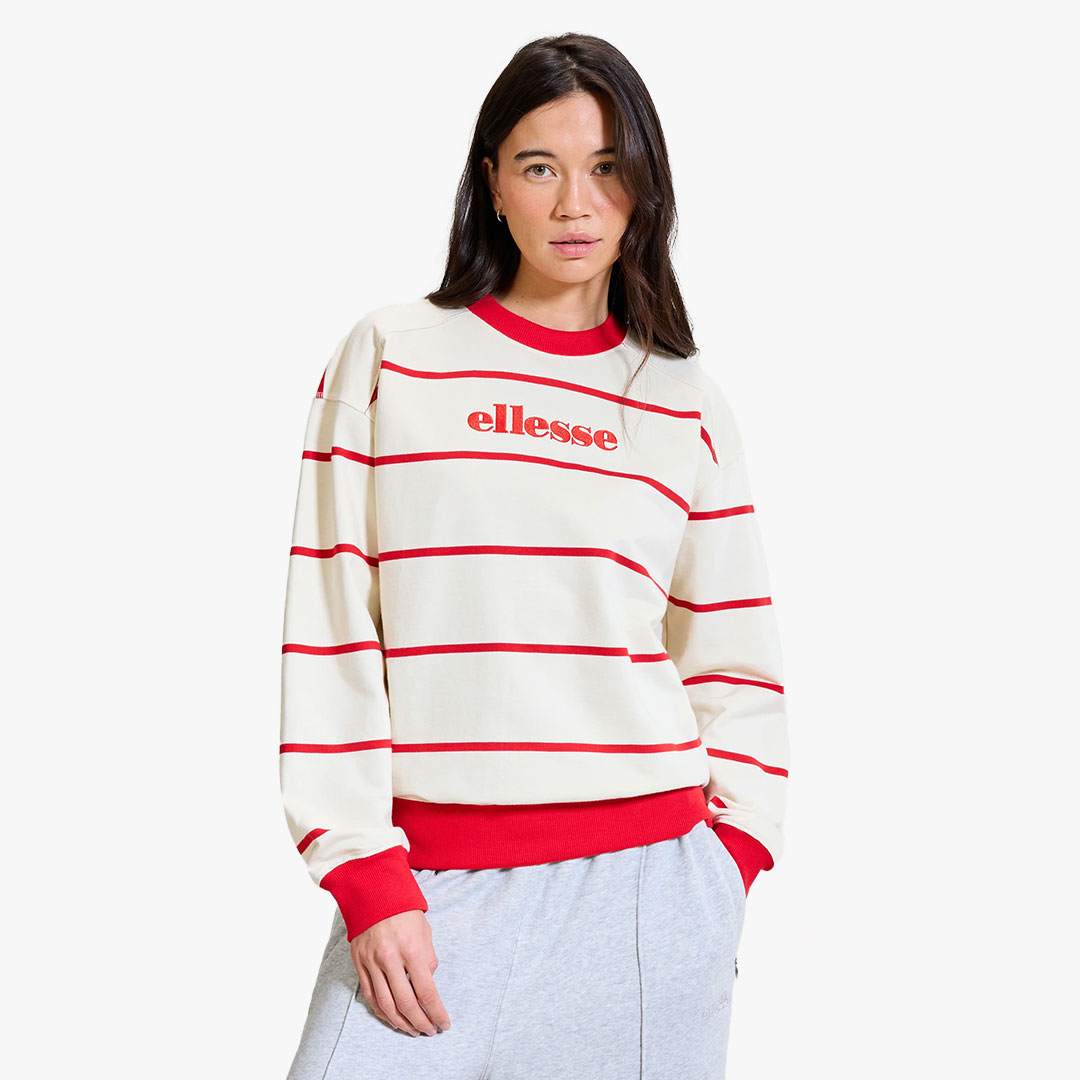 Camisola TAGGIA Ellesse Off White Red 0