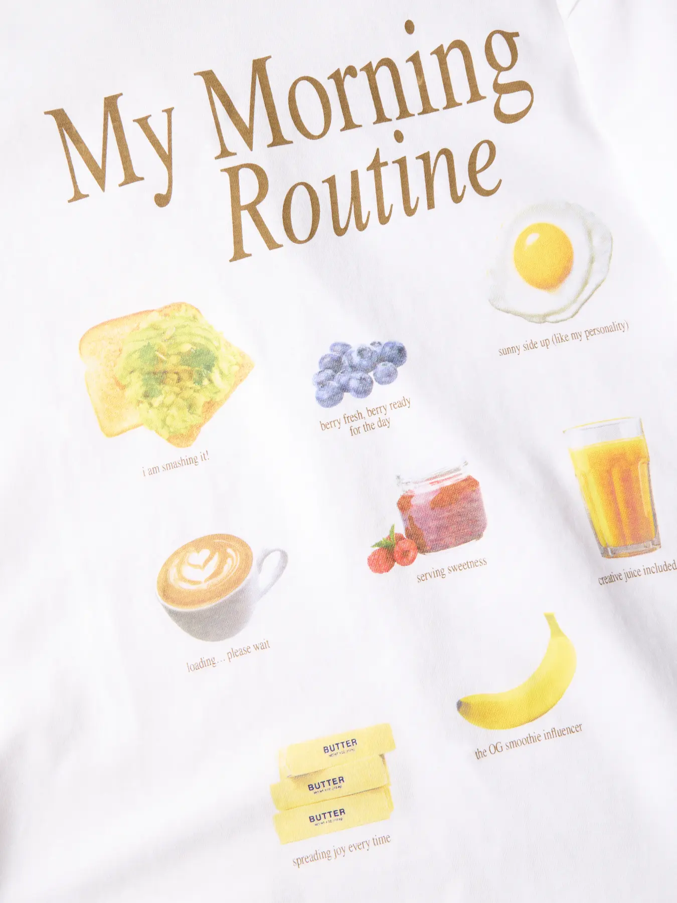 T-shirt COLLAGE JJXX Bright White 1