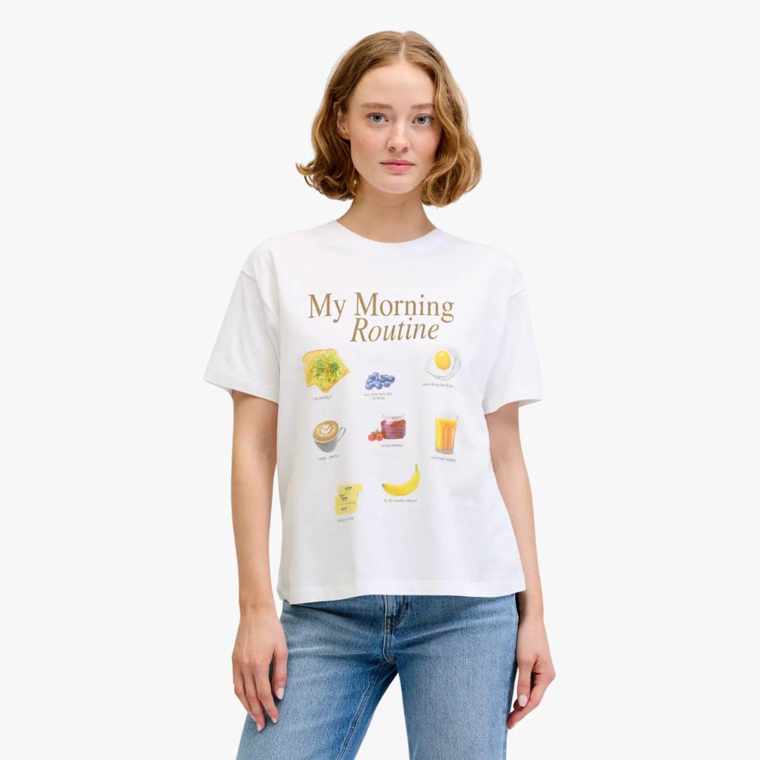 T-shirt COLLAGE JJXX Bright White 0