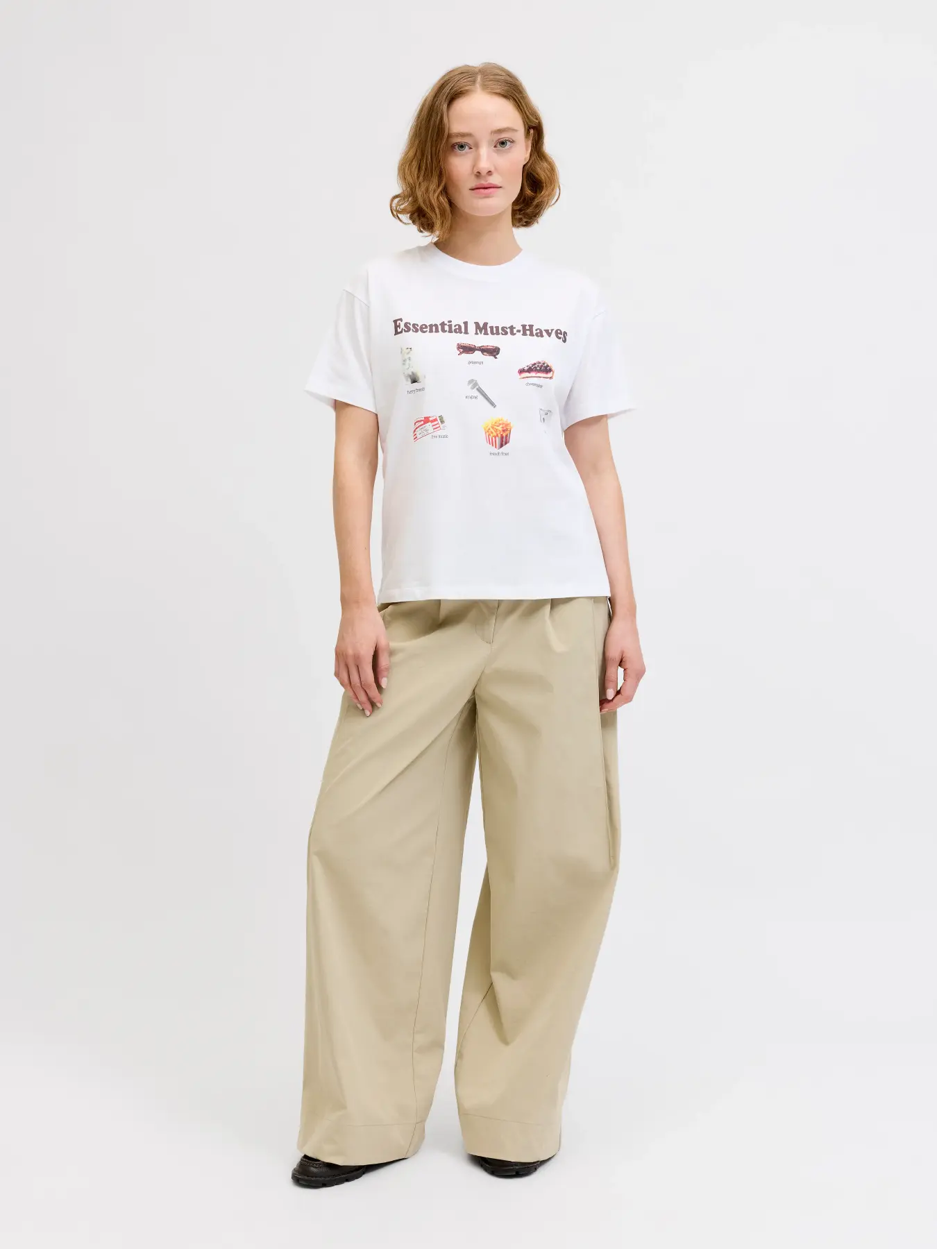 T-shirt COLLAGE JJXX Bright White Essential 5