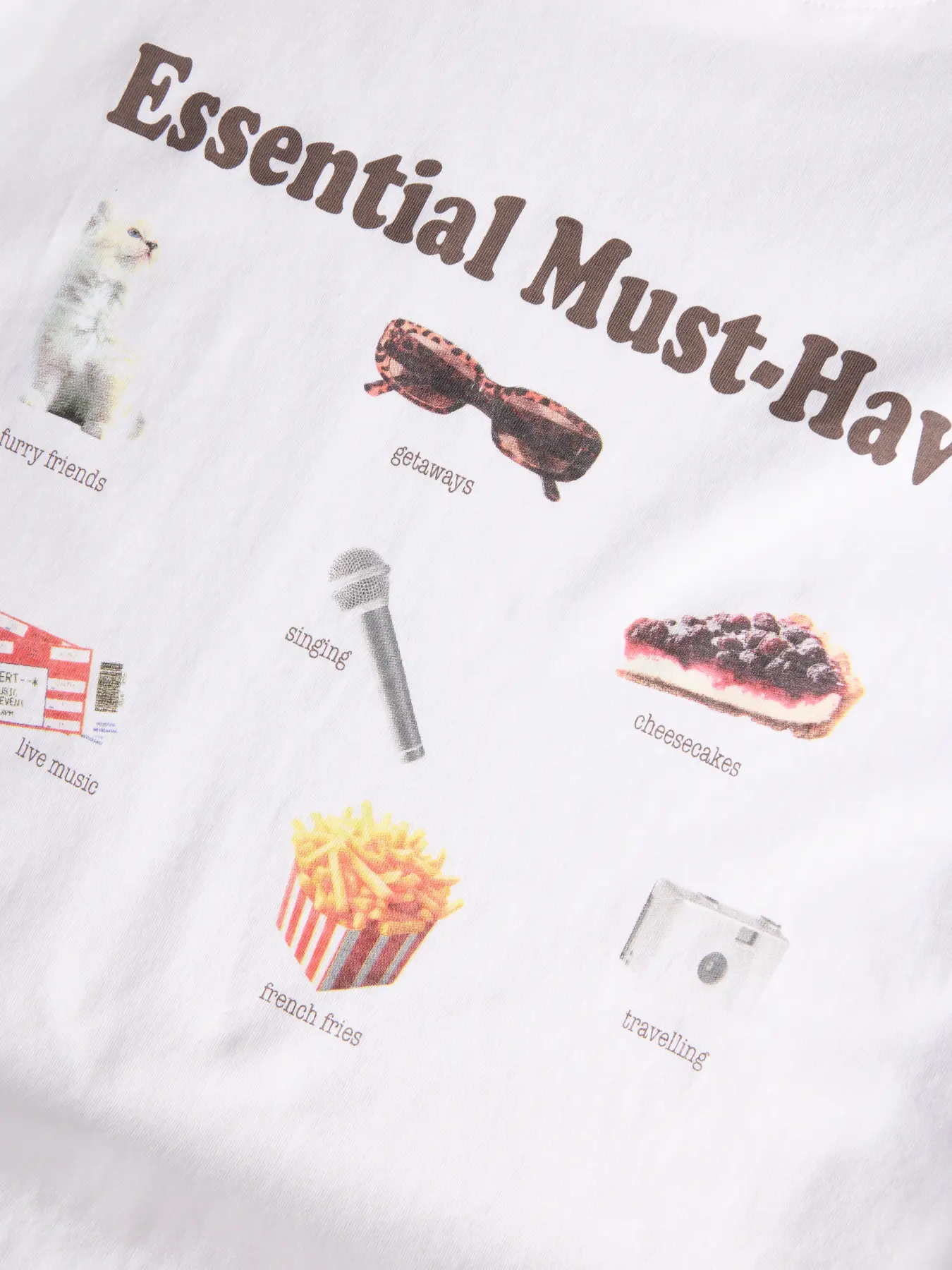 T-shirt COLLAGE JJXX Bright White Essential 4