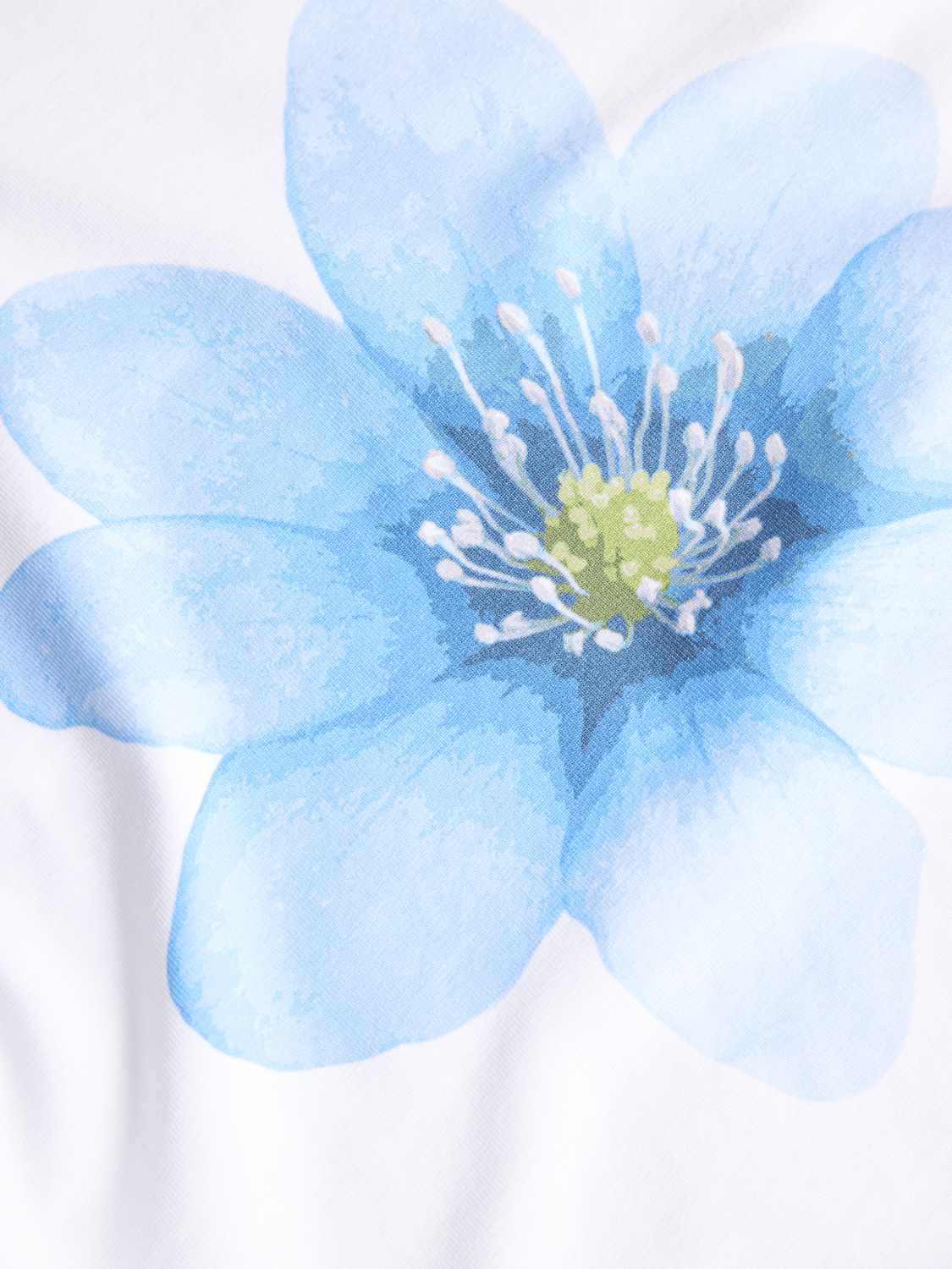 T-shirt GIGI JJXX Blue Flower 3