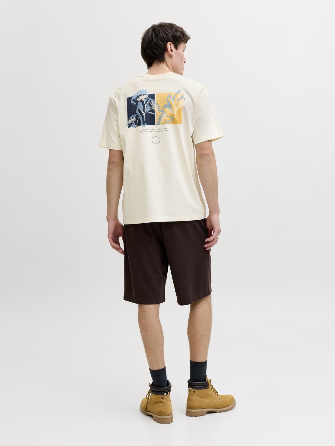 T-shirt MONTAUK Jack&Jones Antique White 5