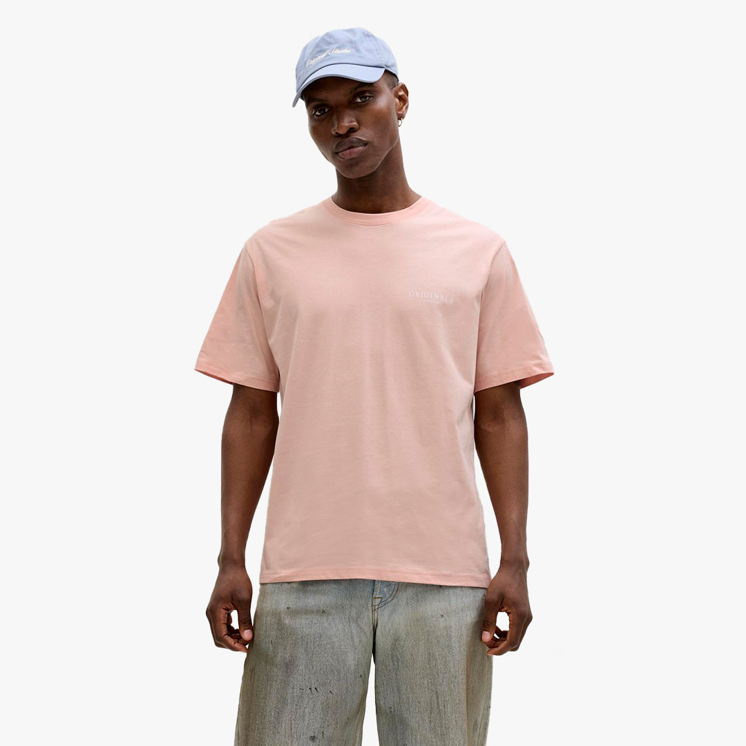 T-shirt MONTAUK Jack&Jones Peach Melba 0
