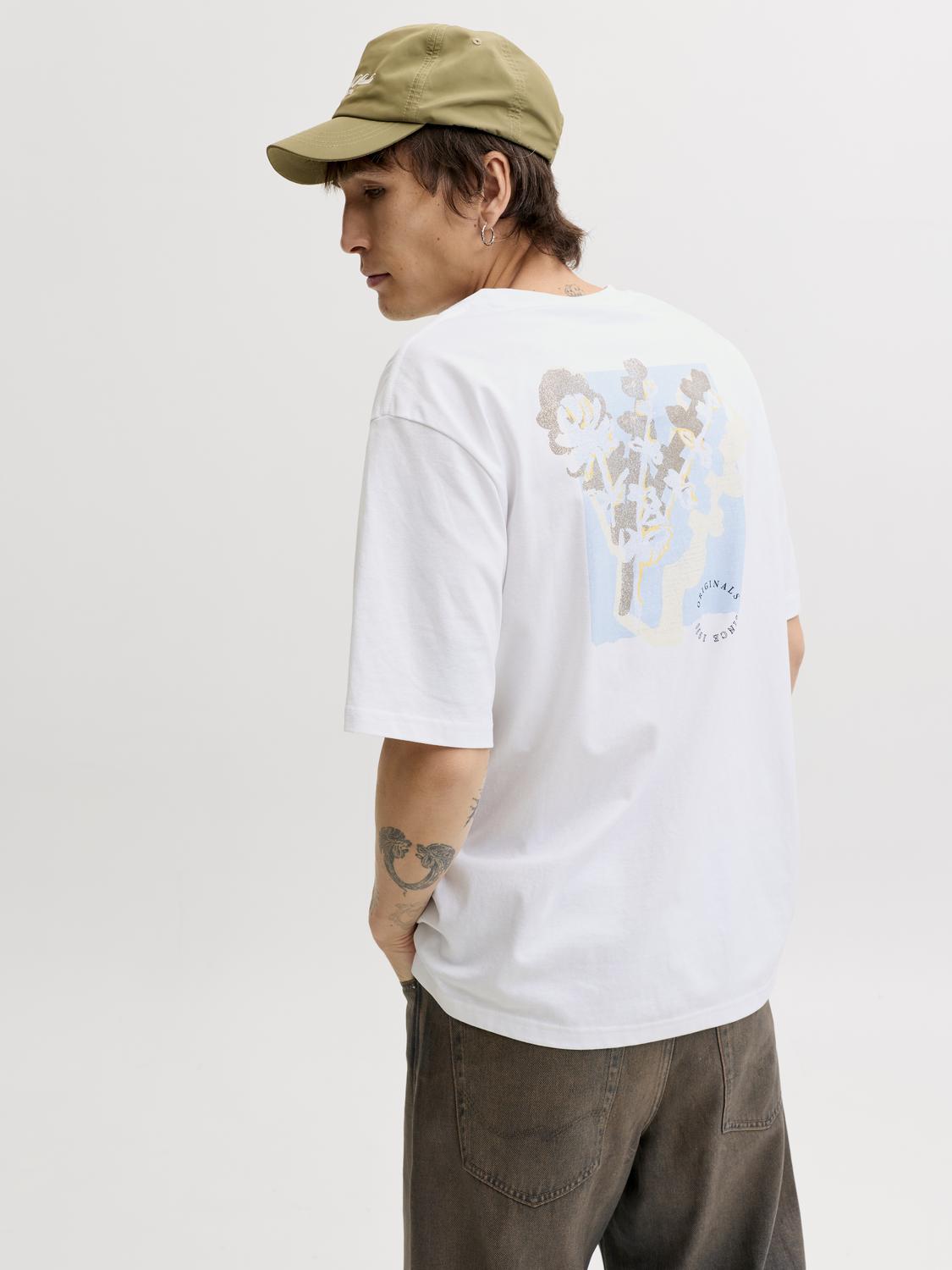 T-shirt MONTAUK Jack&Jones Bright White 2