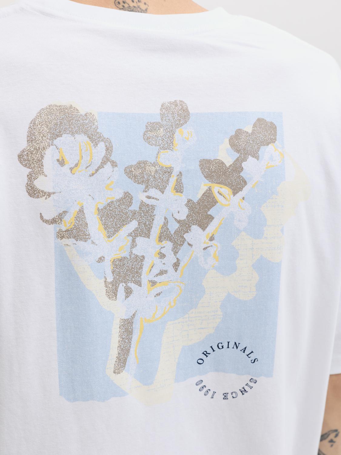 T-shirt MONTAUK Jack&Jones Bright White 3