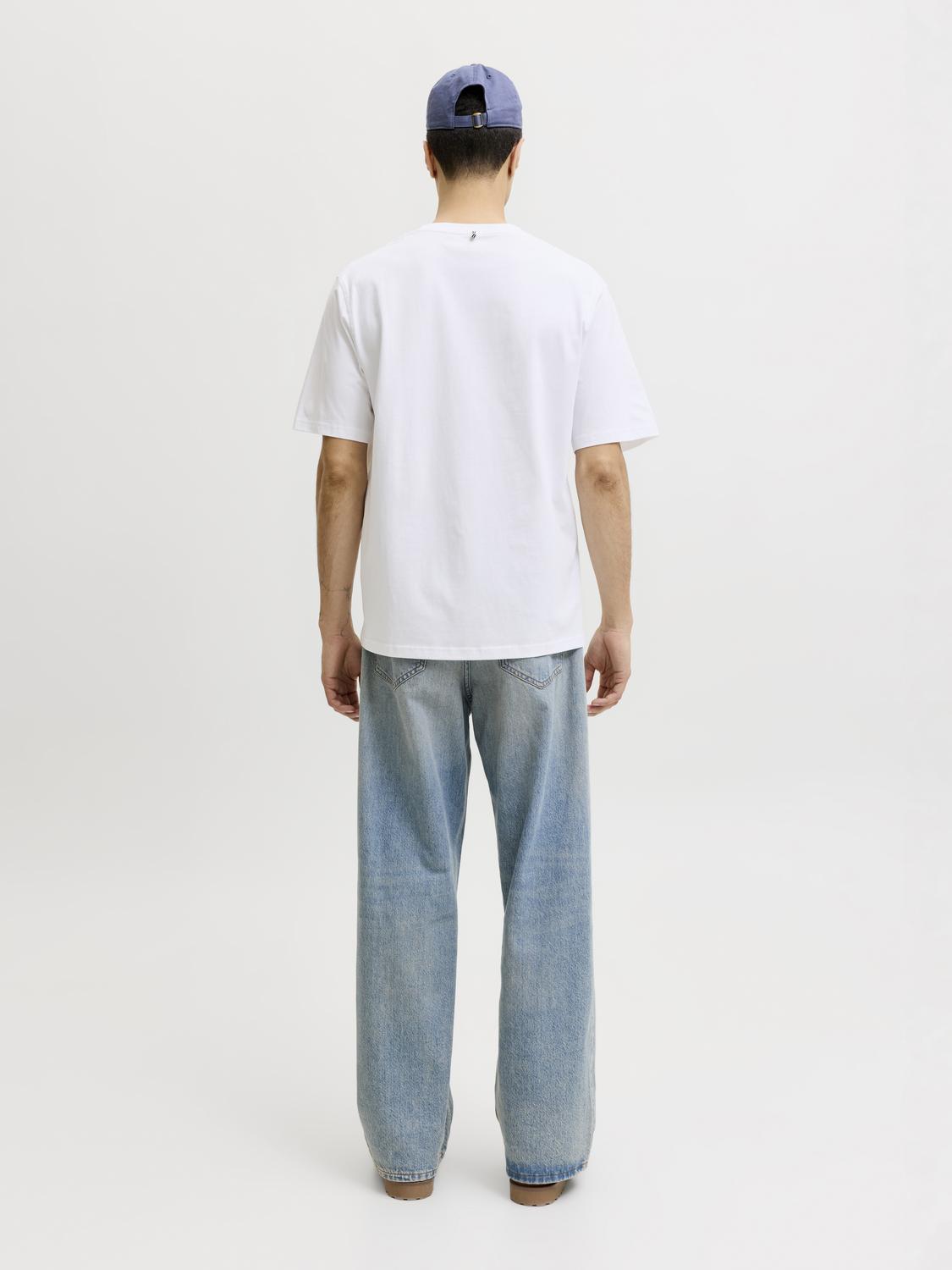 T-shirt CATSKILLS Jack&Jones Bright White 3