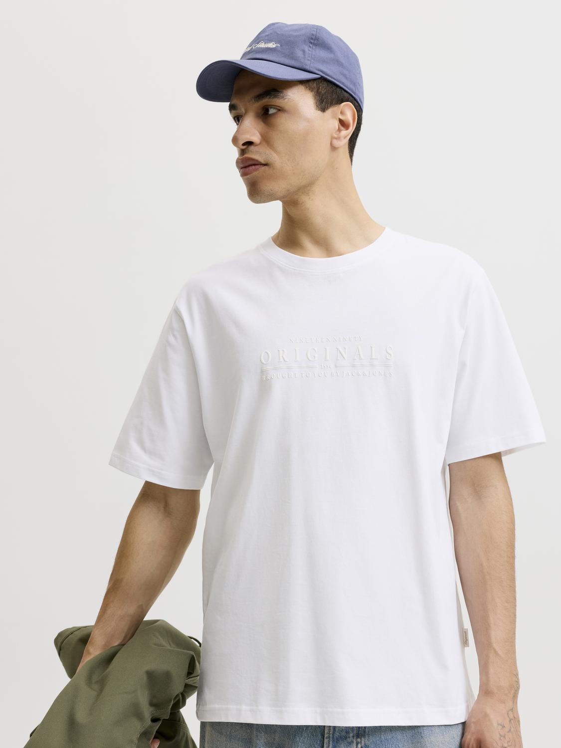 T-shirt CATSKILLS Jack&Jones Bright White 2