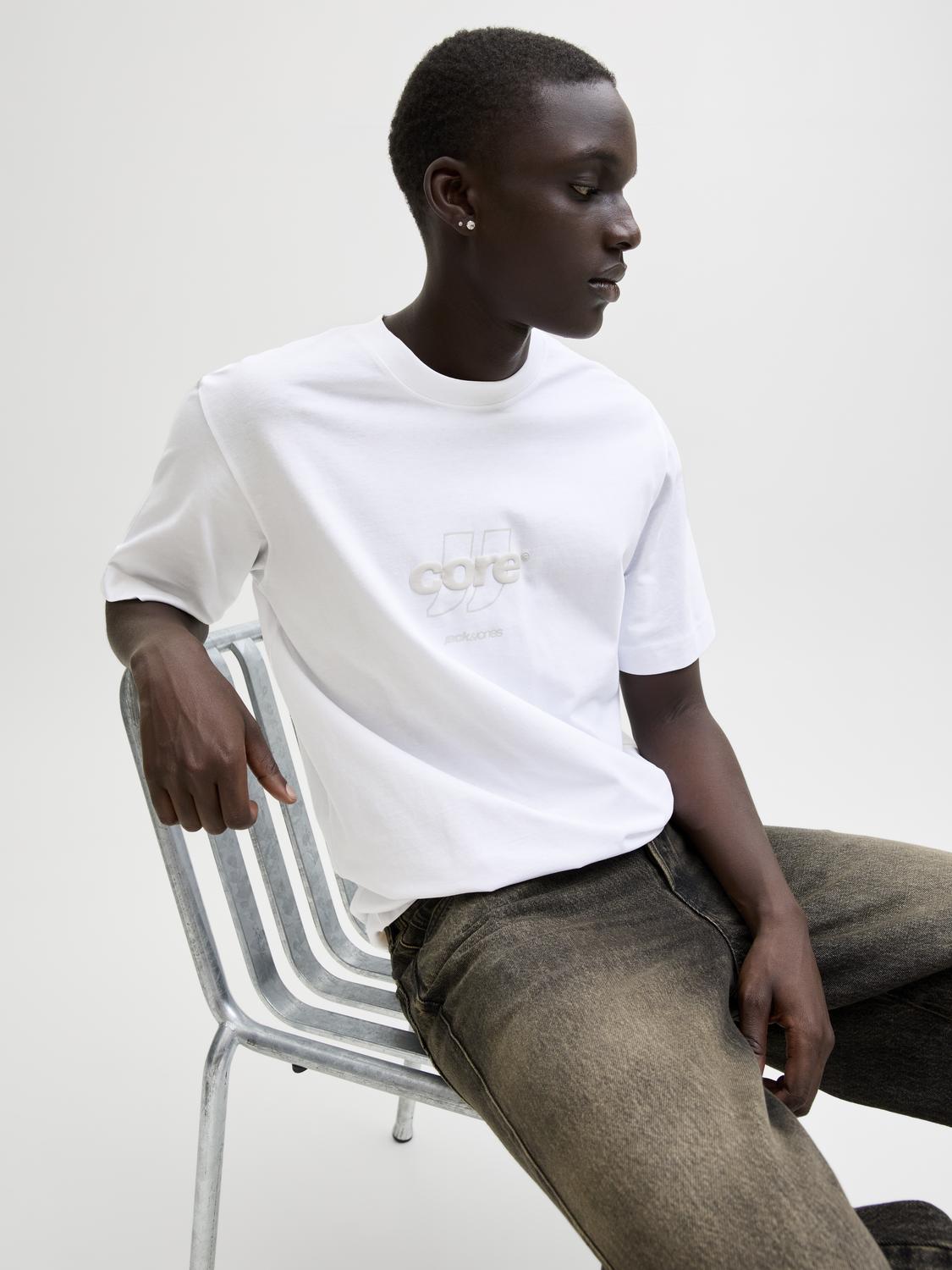 T-shirt CLUB Jack&Jones Bright White 4