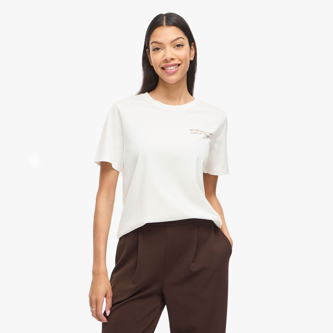 T-shirt SYBILLA Vila Chocolat 0