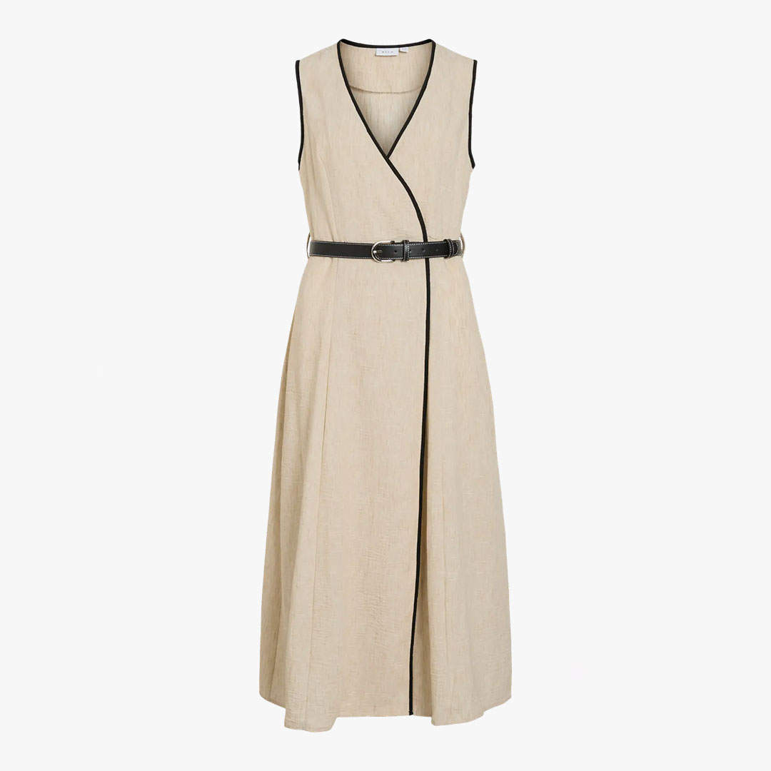 Vestido JASMINE Vila Natural Melange 1