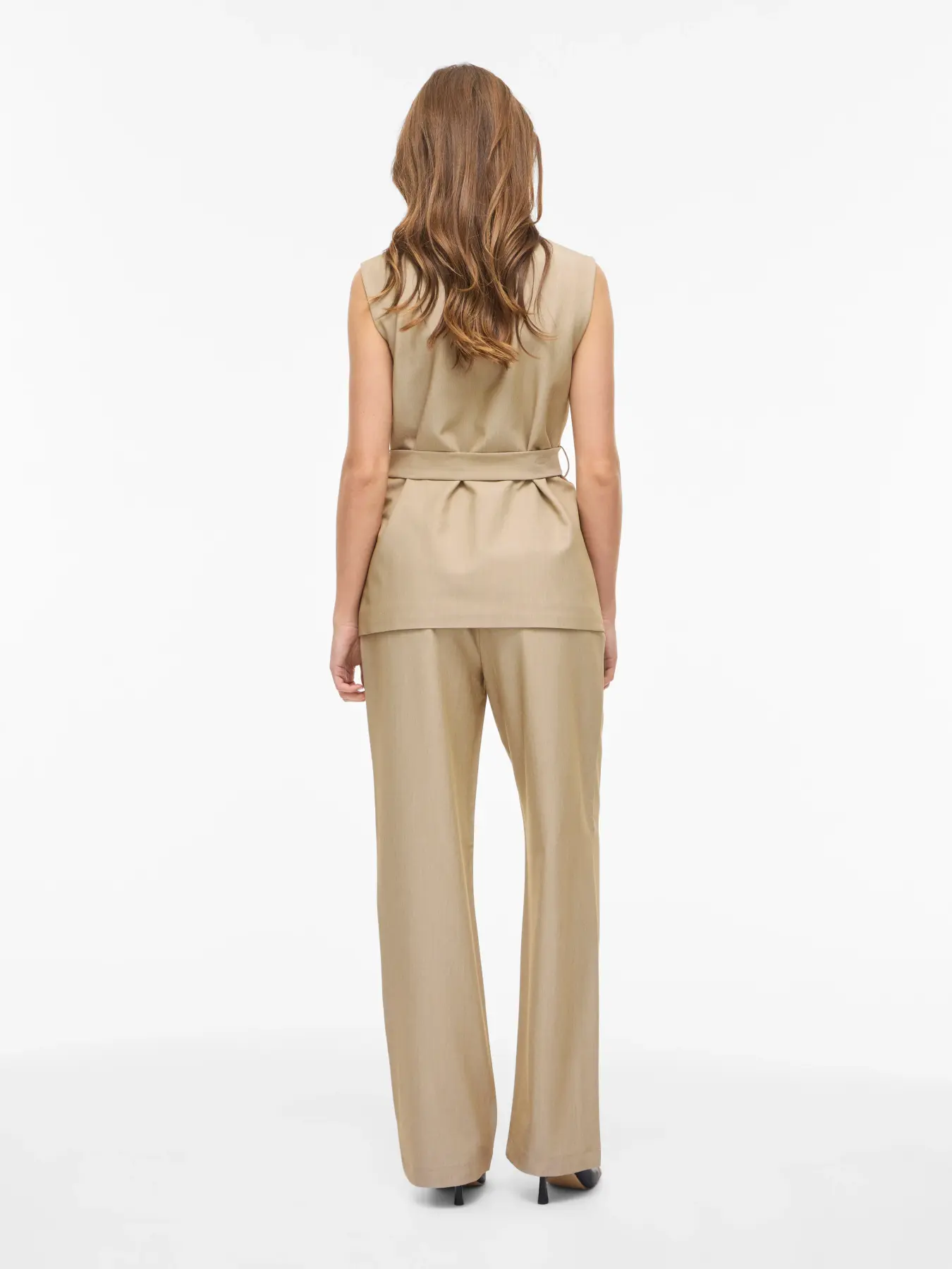 Calças VIMO Vila Natural Melange 5