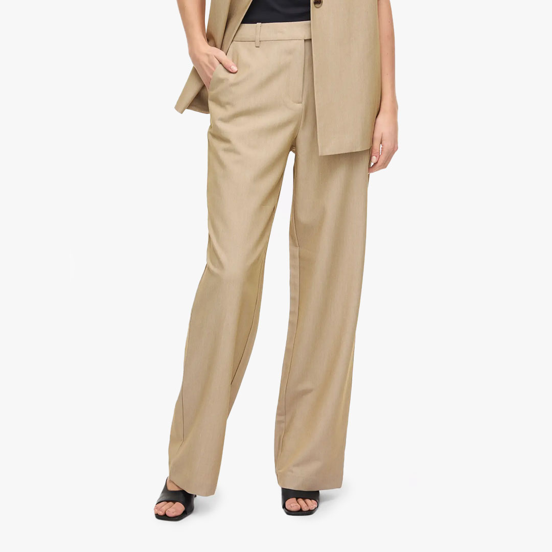 Calças VIMO Vila Natural Melange 6