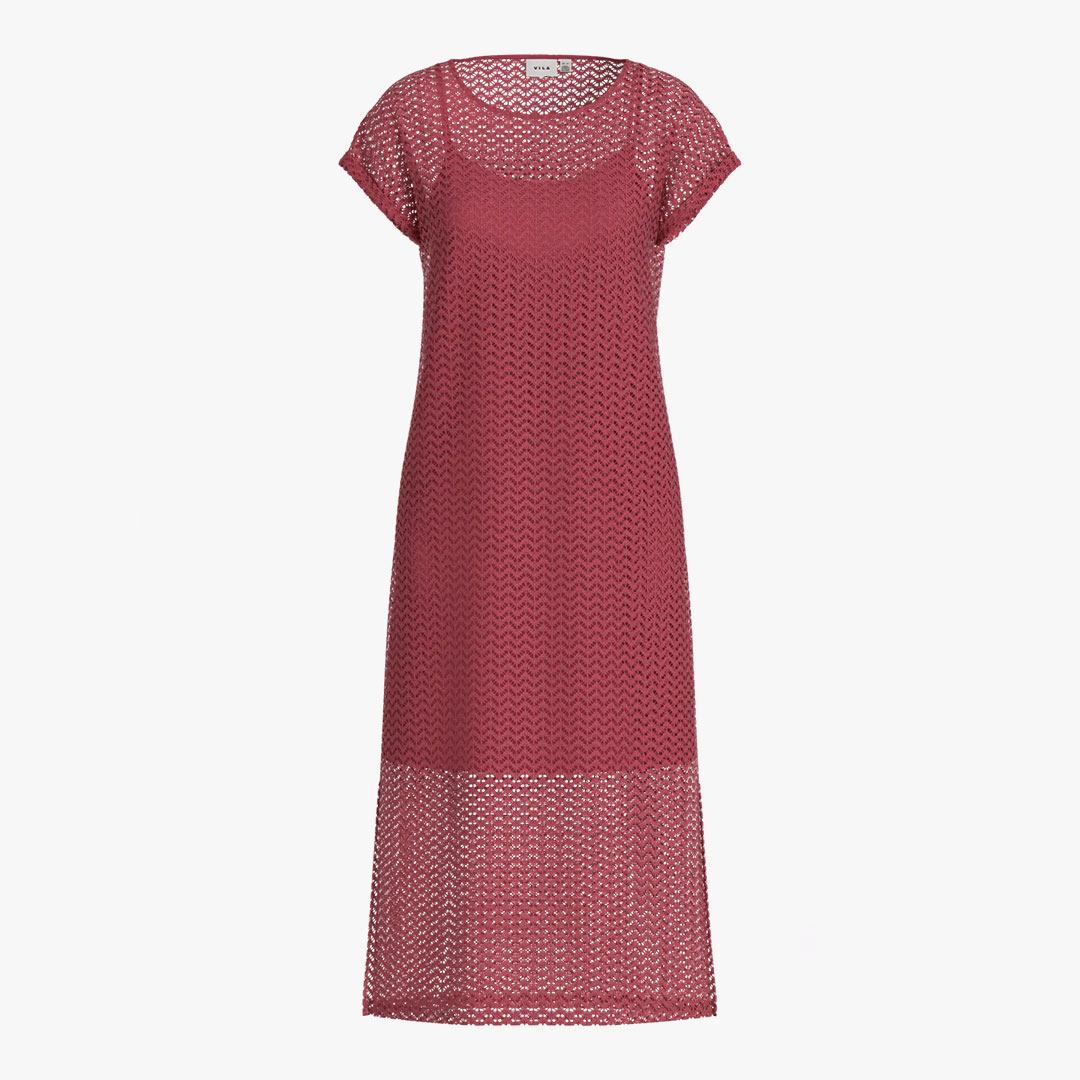 Vestido MINE Vila Holly Berry 0