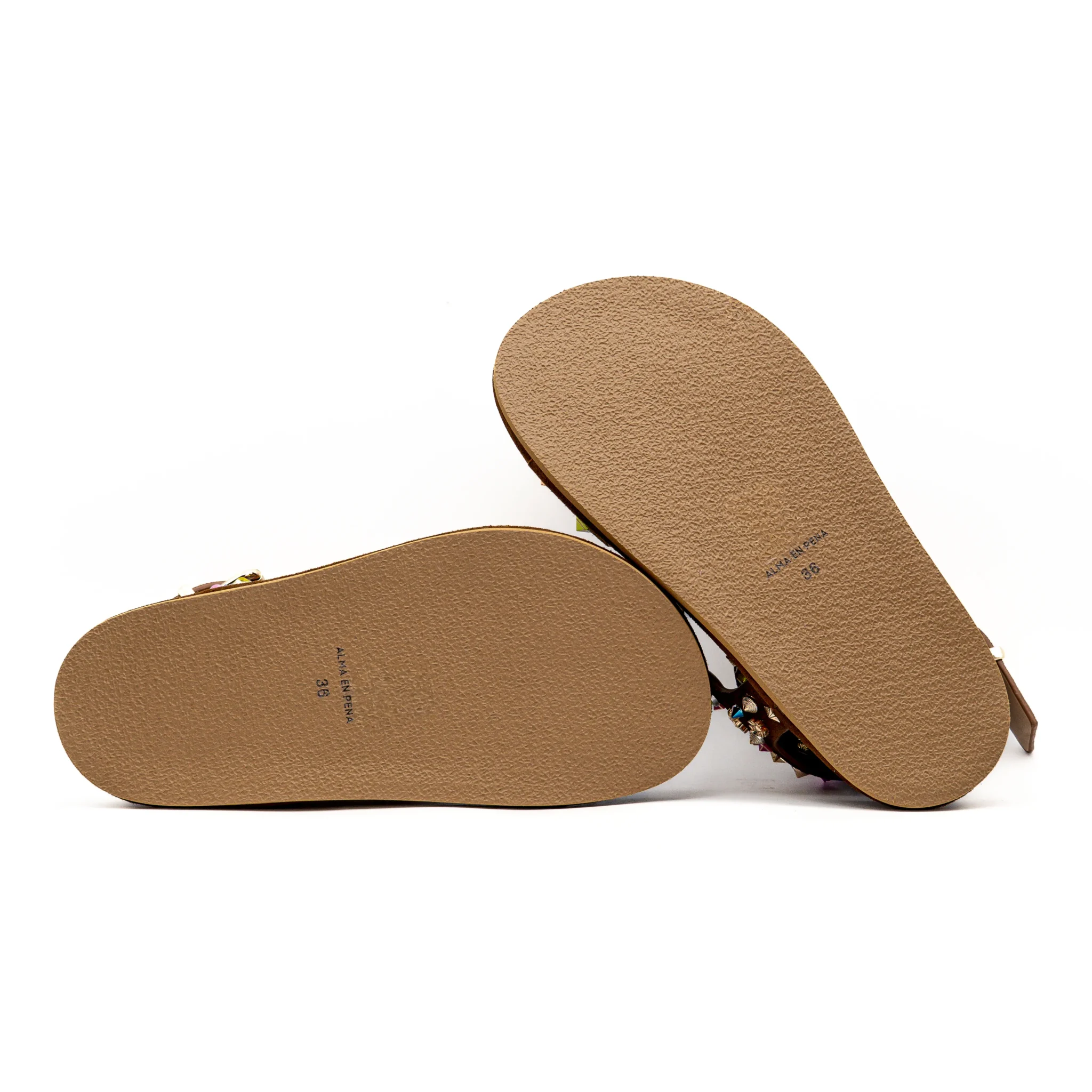 Sandálias V267004 Alma En Pena Caramel 1