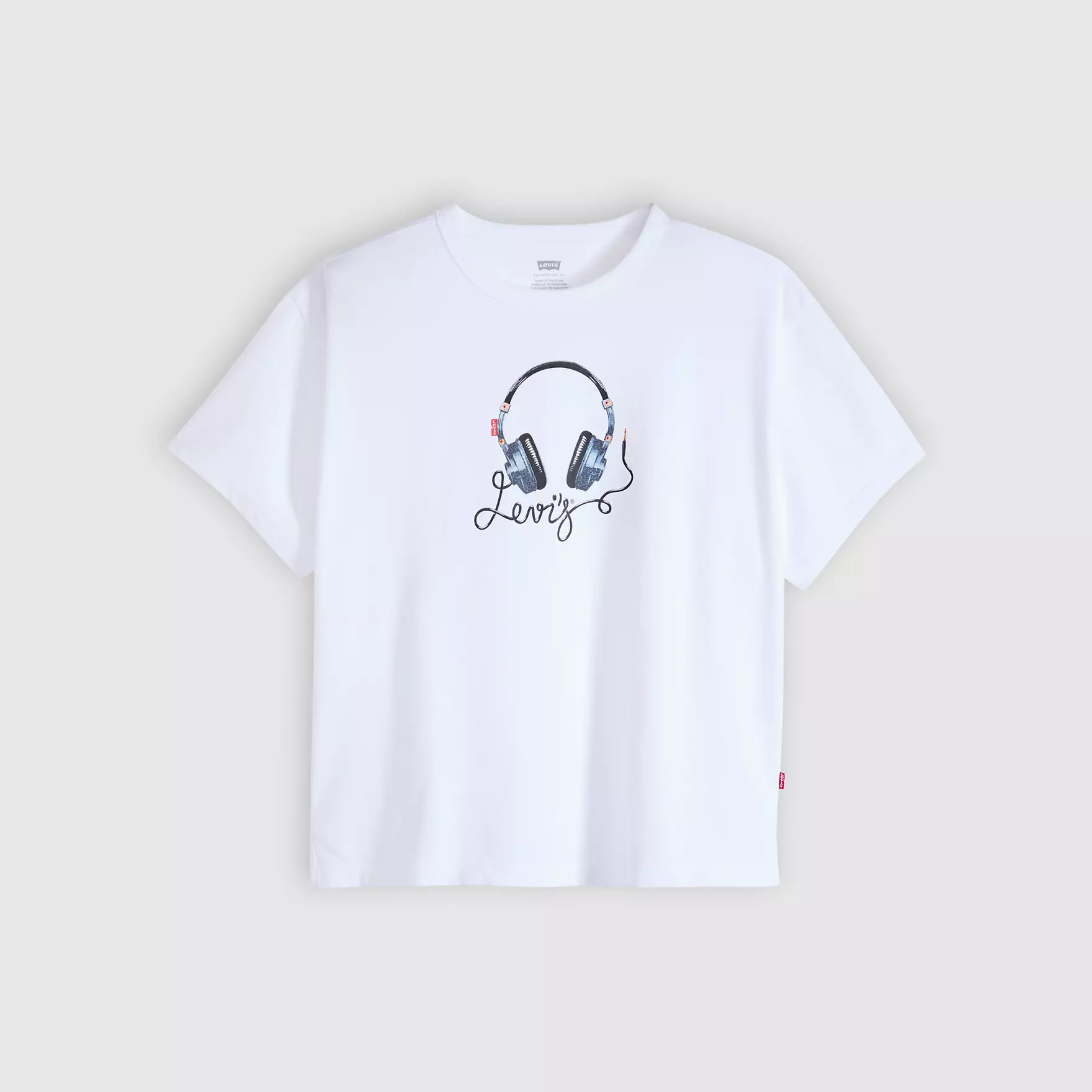 T-shirt VINTAGE Levi's Bright White 1