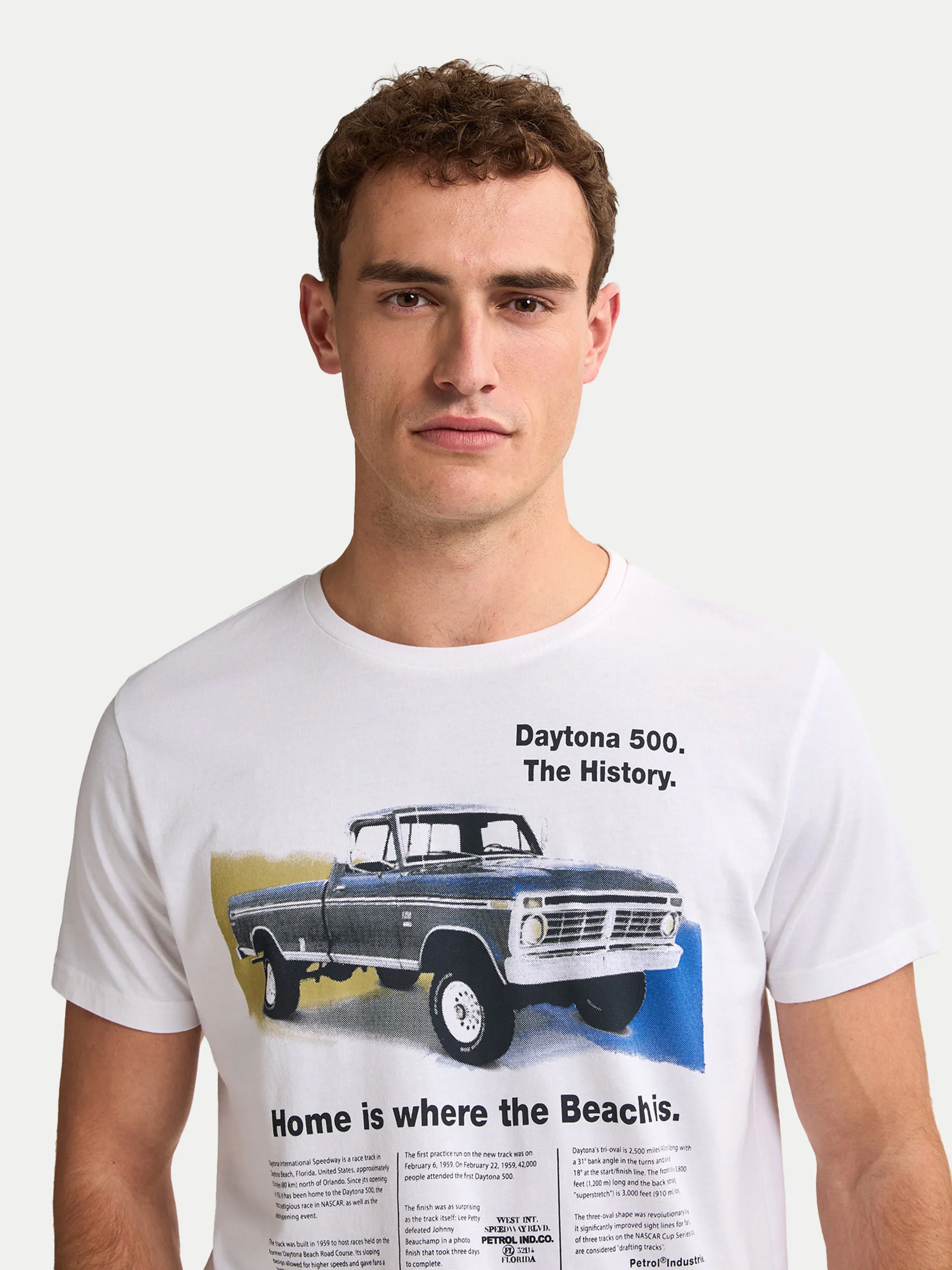 T-shirt TSR604 Petrol Bright White 3