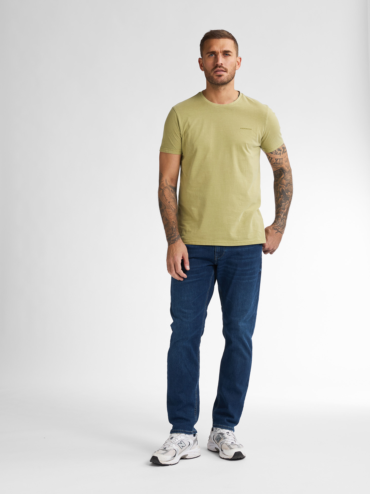 T-shirt TSR617 Petrol Light Pistache 3