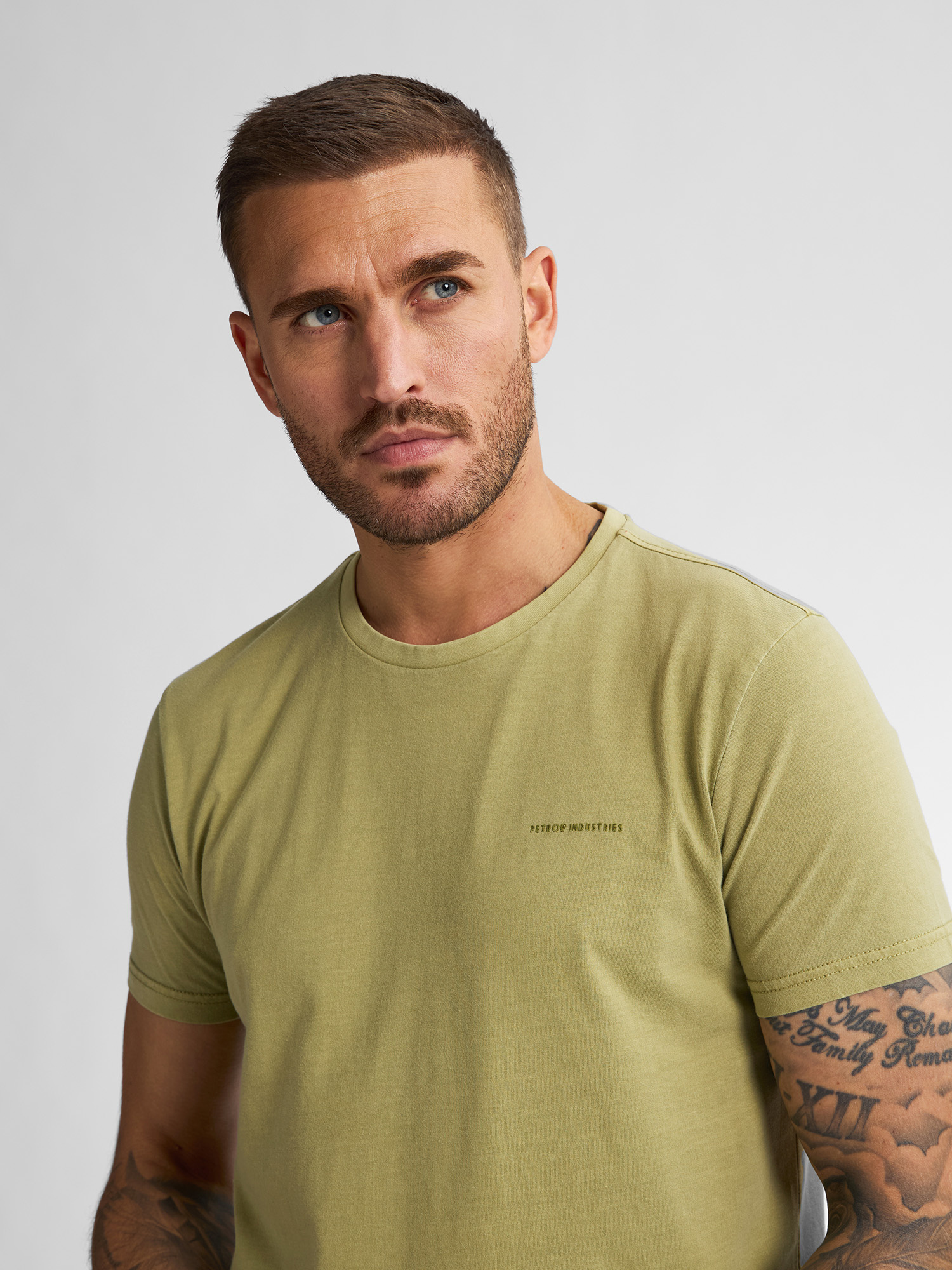 T-shirt TSR617 Petrol Light Pistache 4