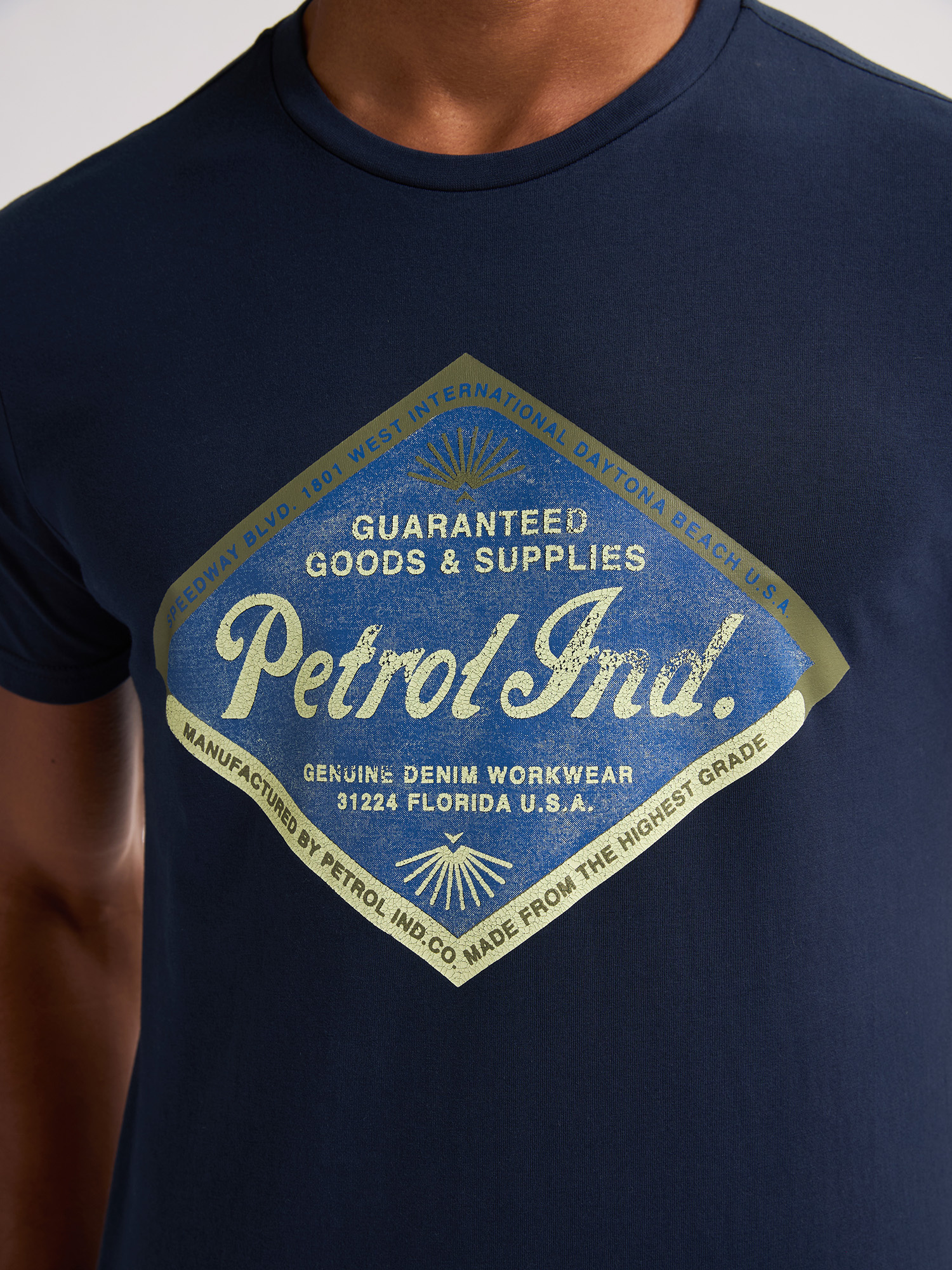 T-shirt TSR634 Petrol Navy Blue 4