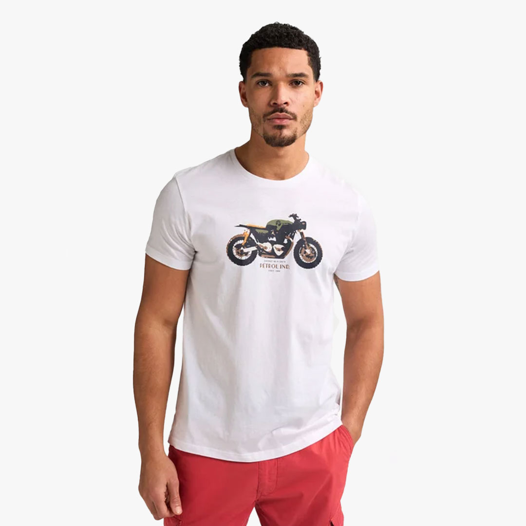 T-shirt TSR671 Petrol Bright White 0