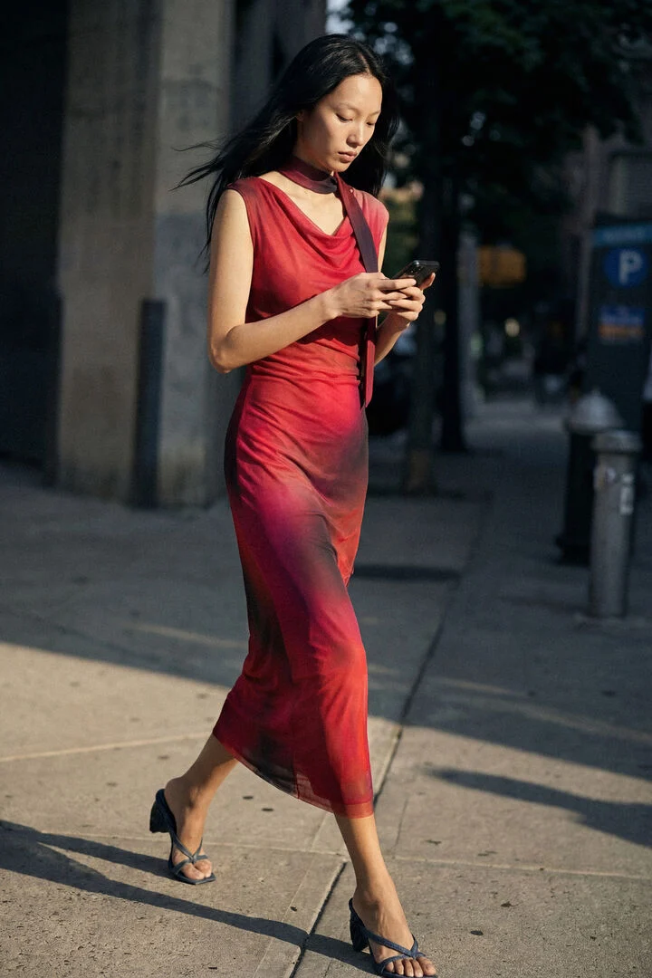 Vestido MAINE Desigual Neon Pink 2