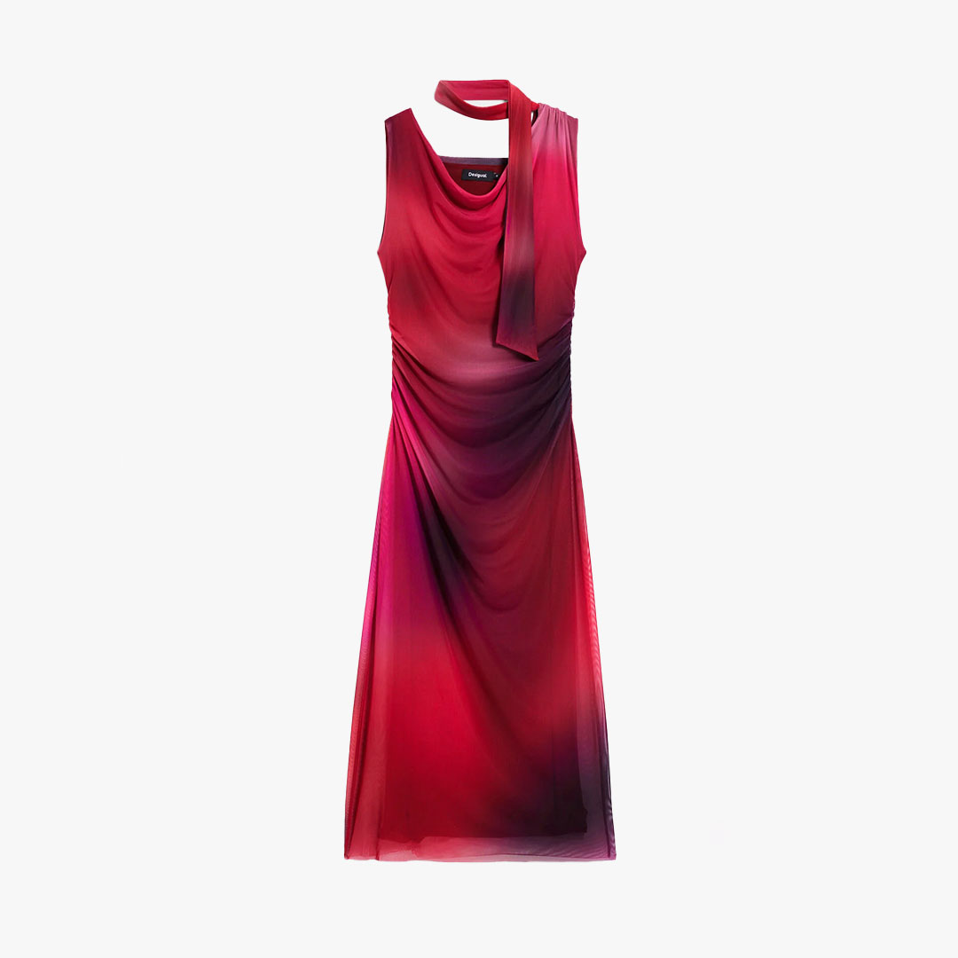 Vestido MAINE Desigual Neon Pink 0