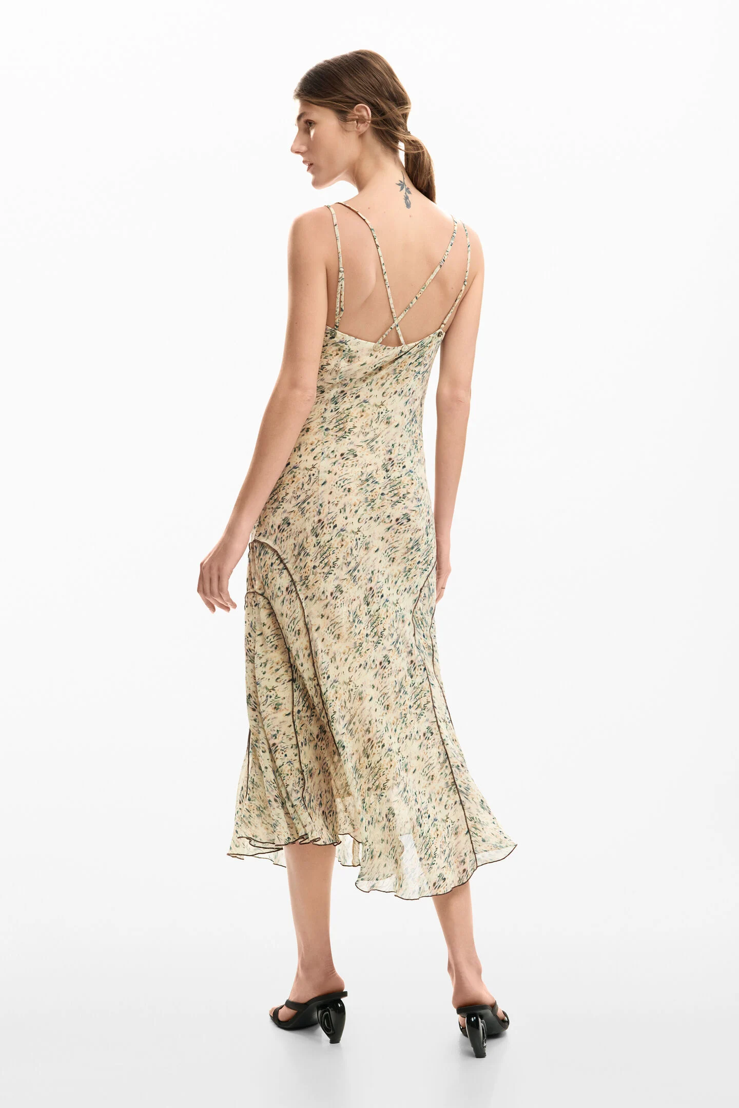 Vestido GRUNGY Desigual Beige 2